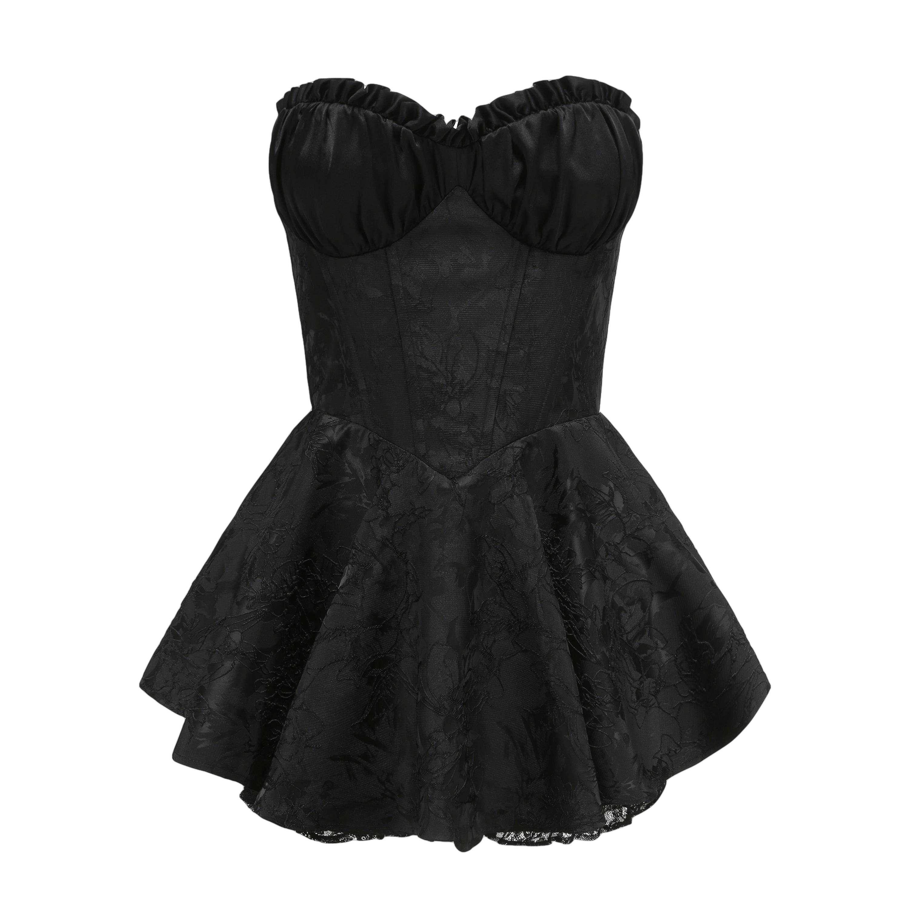 Airina Dress Black in Black made by Nana Jacqueline
