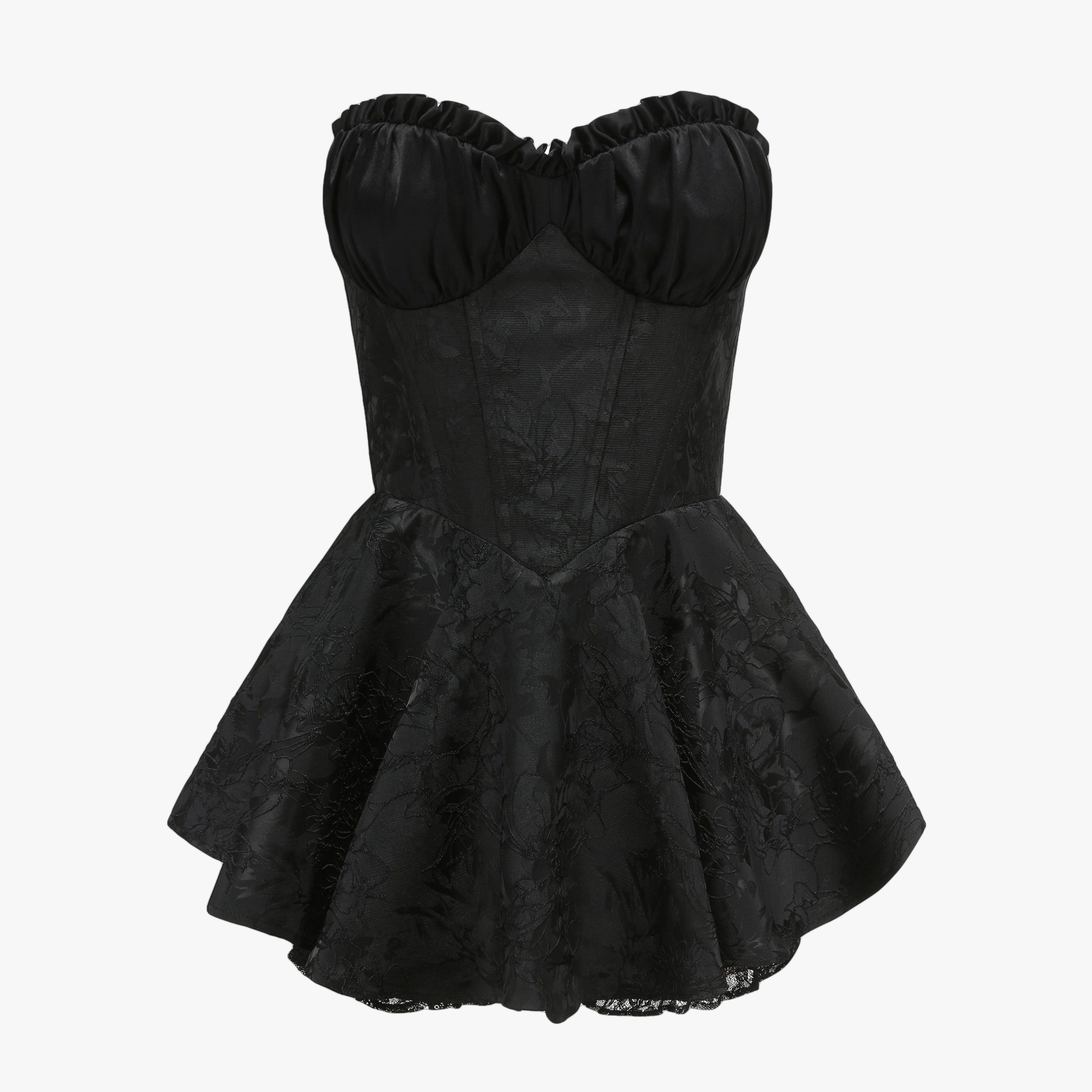 Airina Dress Black in Black made by Nana Jacqueline