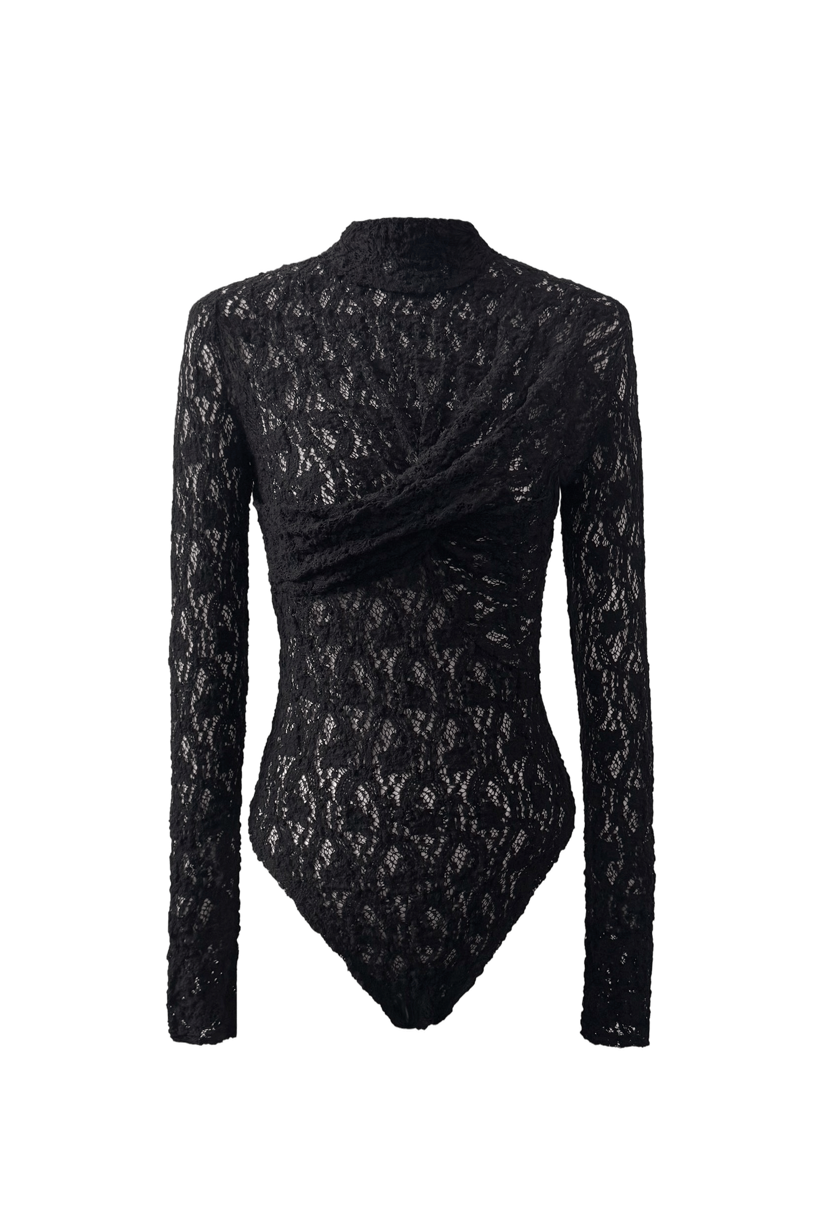 REVERSIBLE TWISTED-KNOT TOP  BLACK made by YIBRI