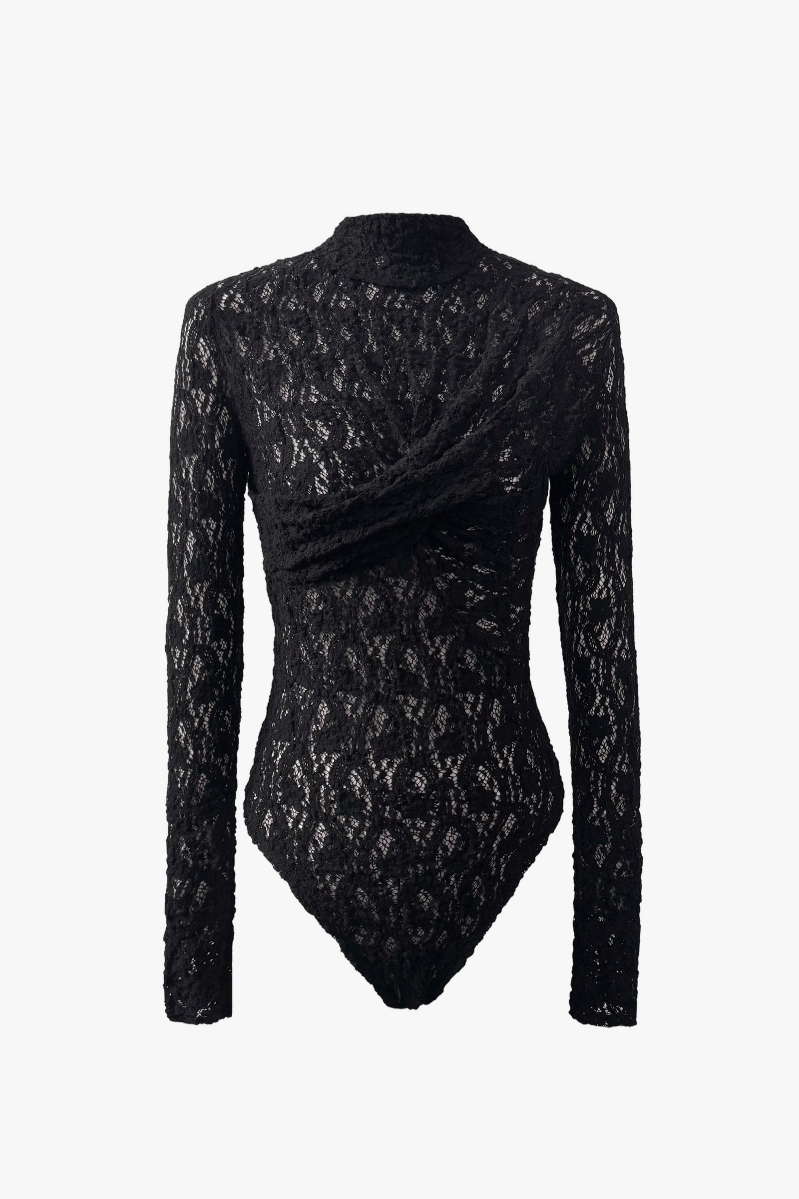 REVERSIBLE TWISTED-KNOT TOP BLACK made by YIBRI