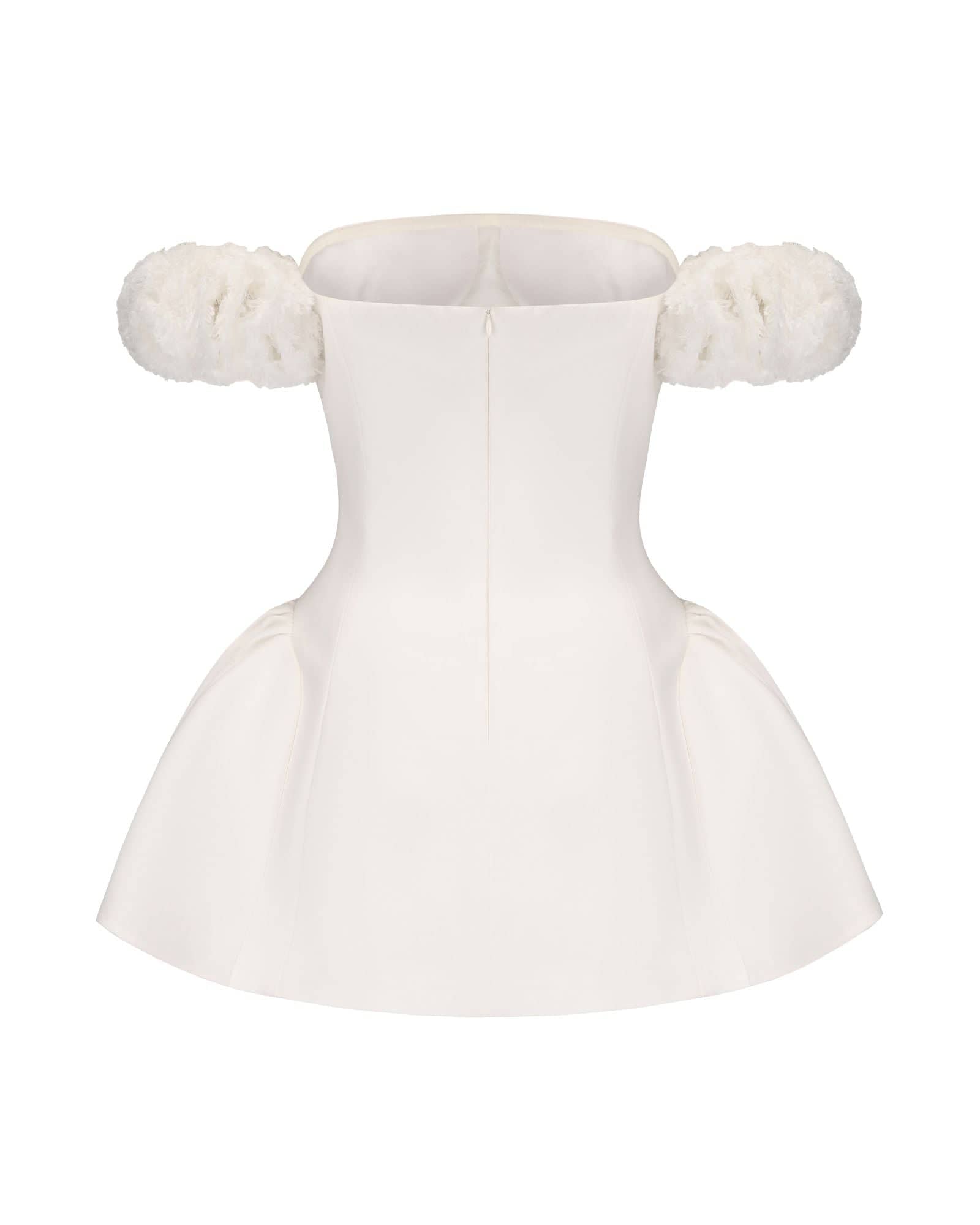 Flora Dress (White) made by Nana Jacqueline