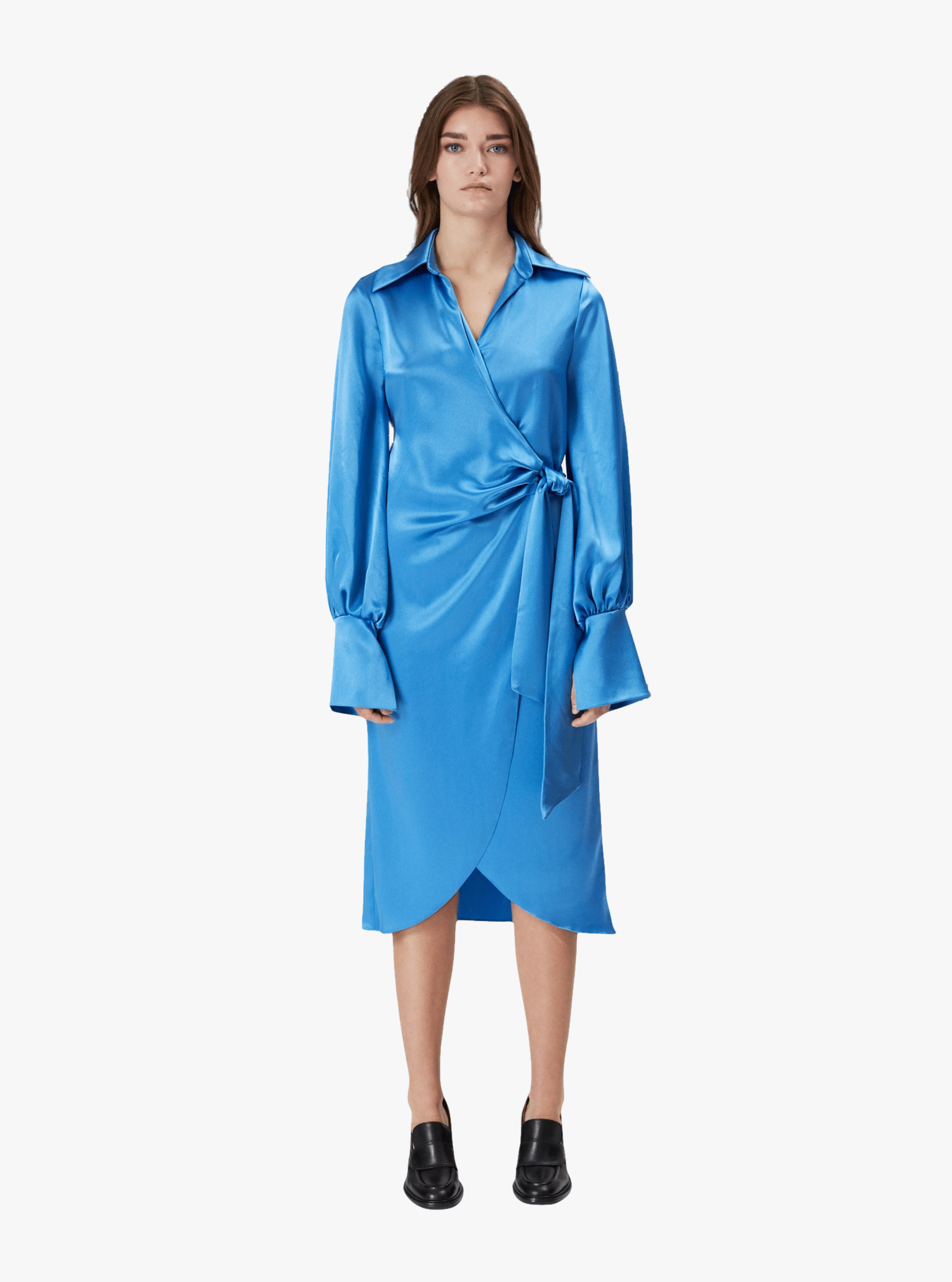 Camilla Dress in Blue made by AÉRYNE