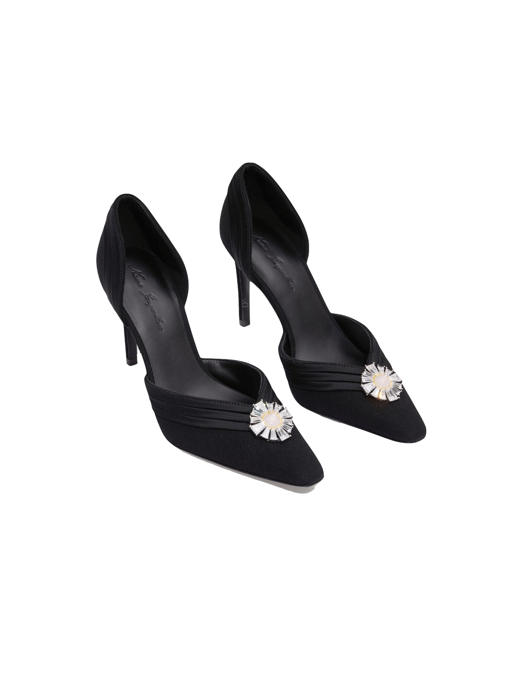 Diana Diamond Heels (Black) (Final Sale) in Black made by Nana Jacqueline