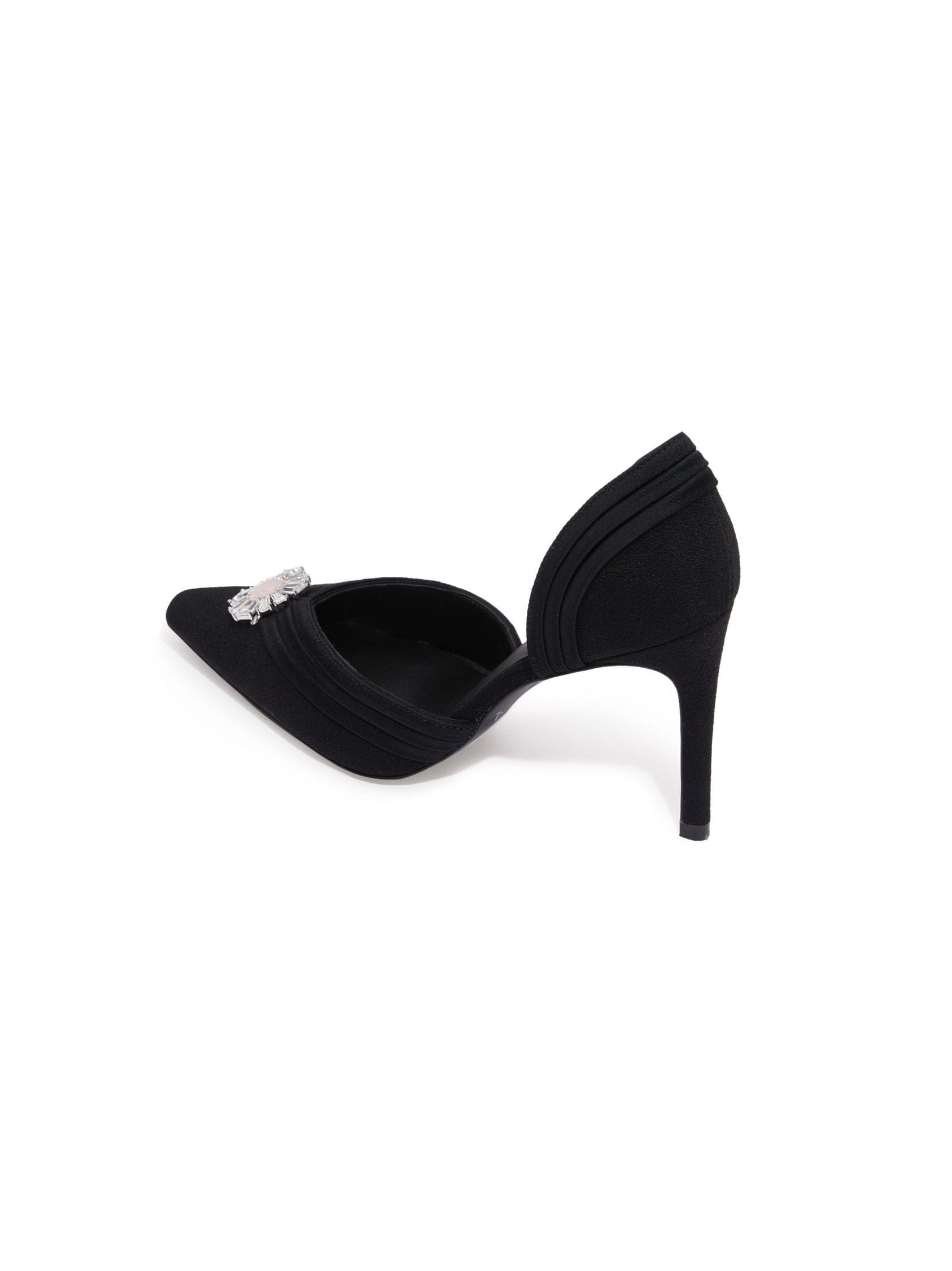 Diana Diamond Heels (Black) (Final Sale) in Black made by Nana Jacqueline