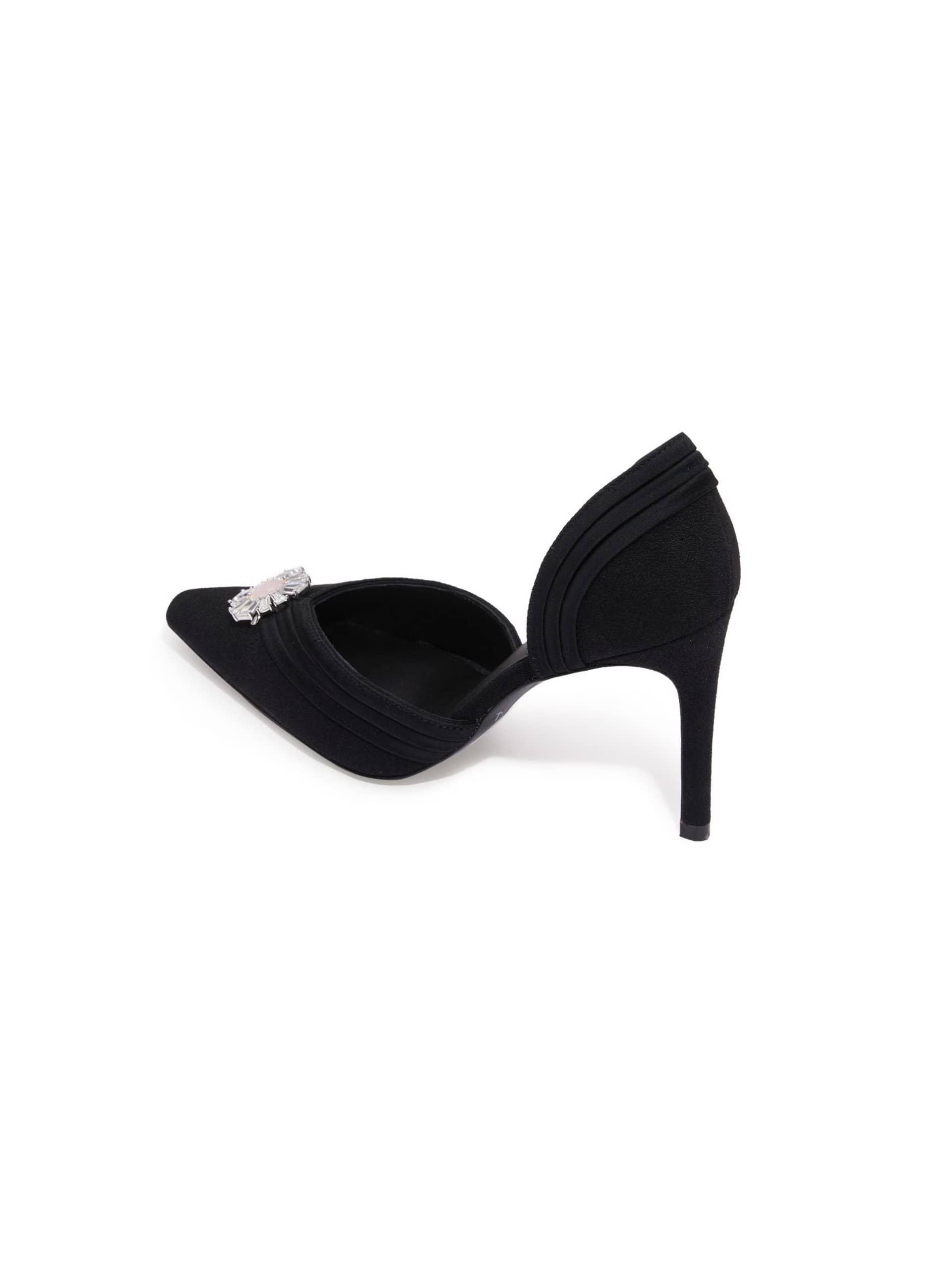 Diana Diamond Heels (Black) (Final Sale) in Black made by Nana Jacqueline