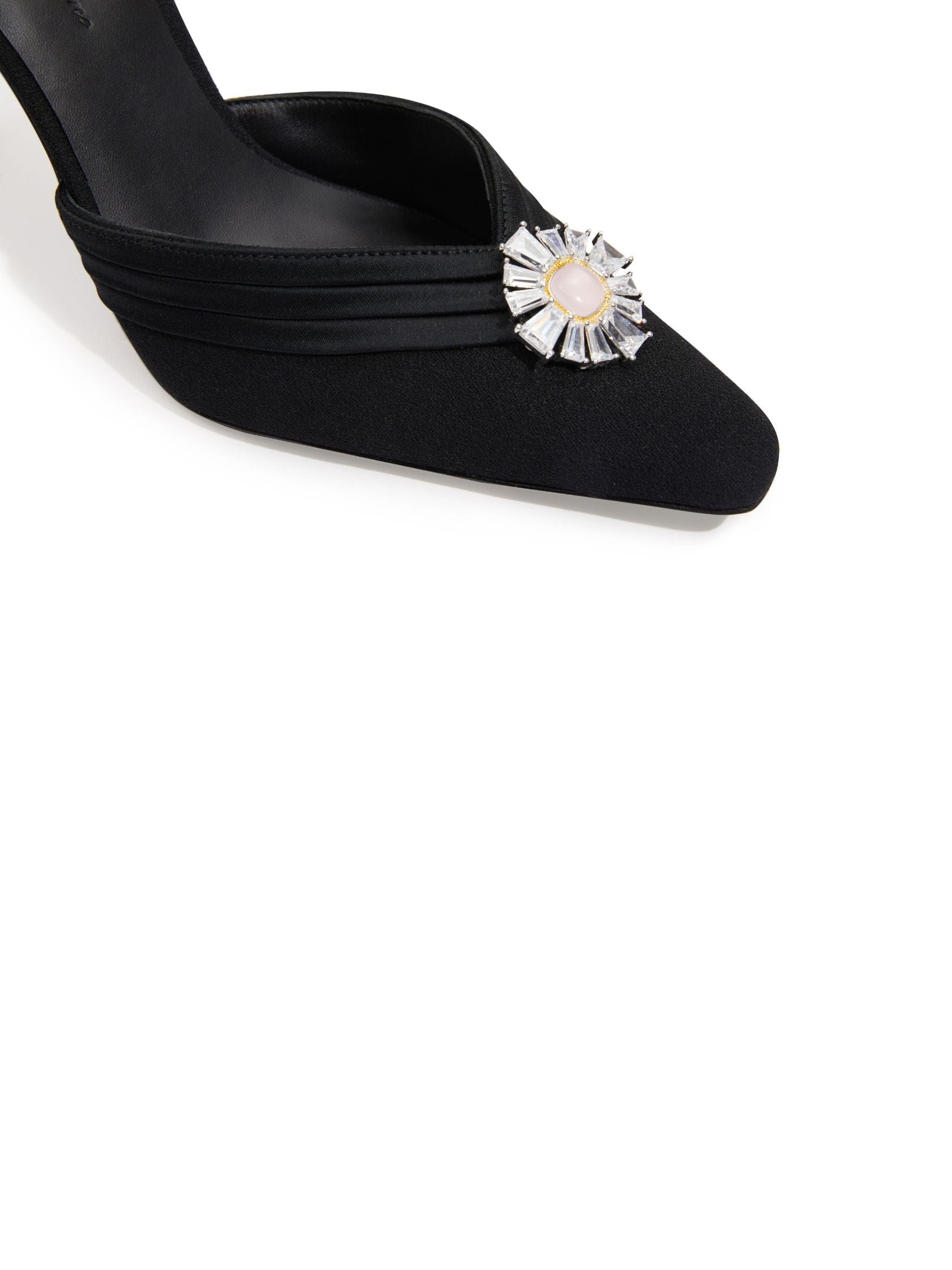 Diana Diamond Heels (Black) (Final Sale) in Black made by Nana Jacqueline