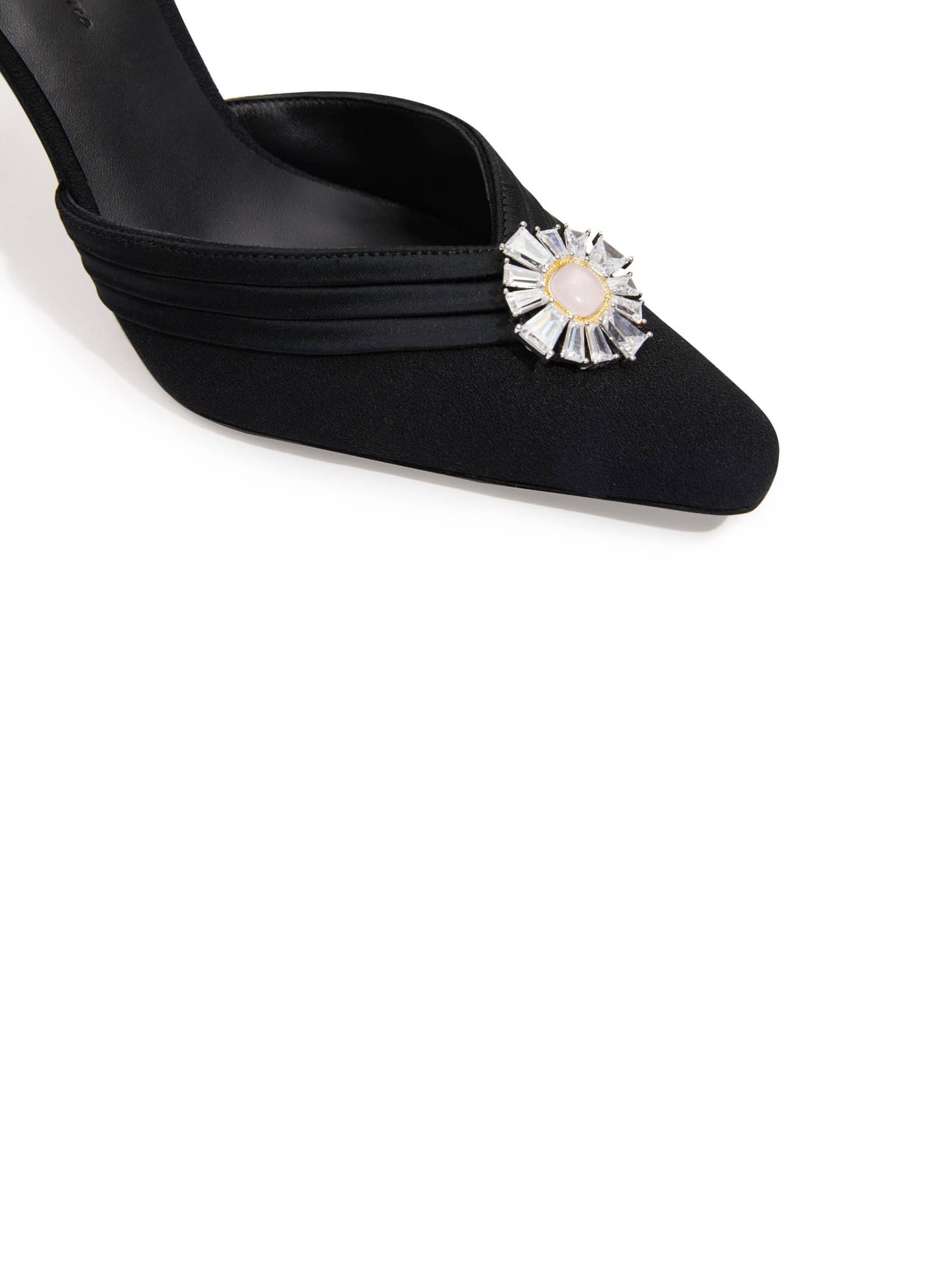 Diana Diamond Heels (Black) (Final Sale) in Black made by Nana Jacqueline