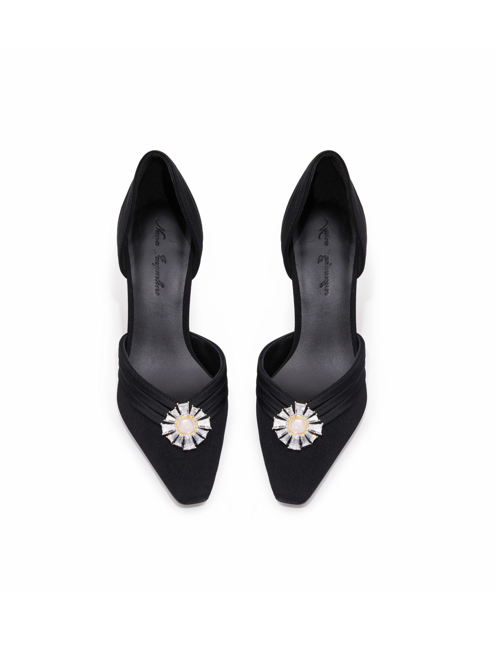 Diana Diamond Heels (Black) (Final Sale) in Black made by Nana Jacqueline