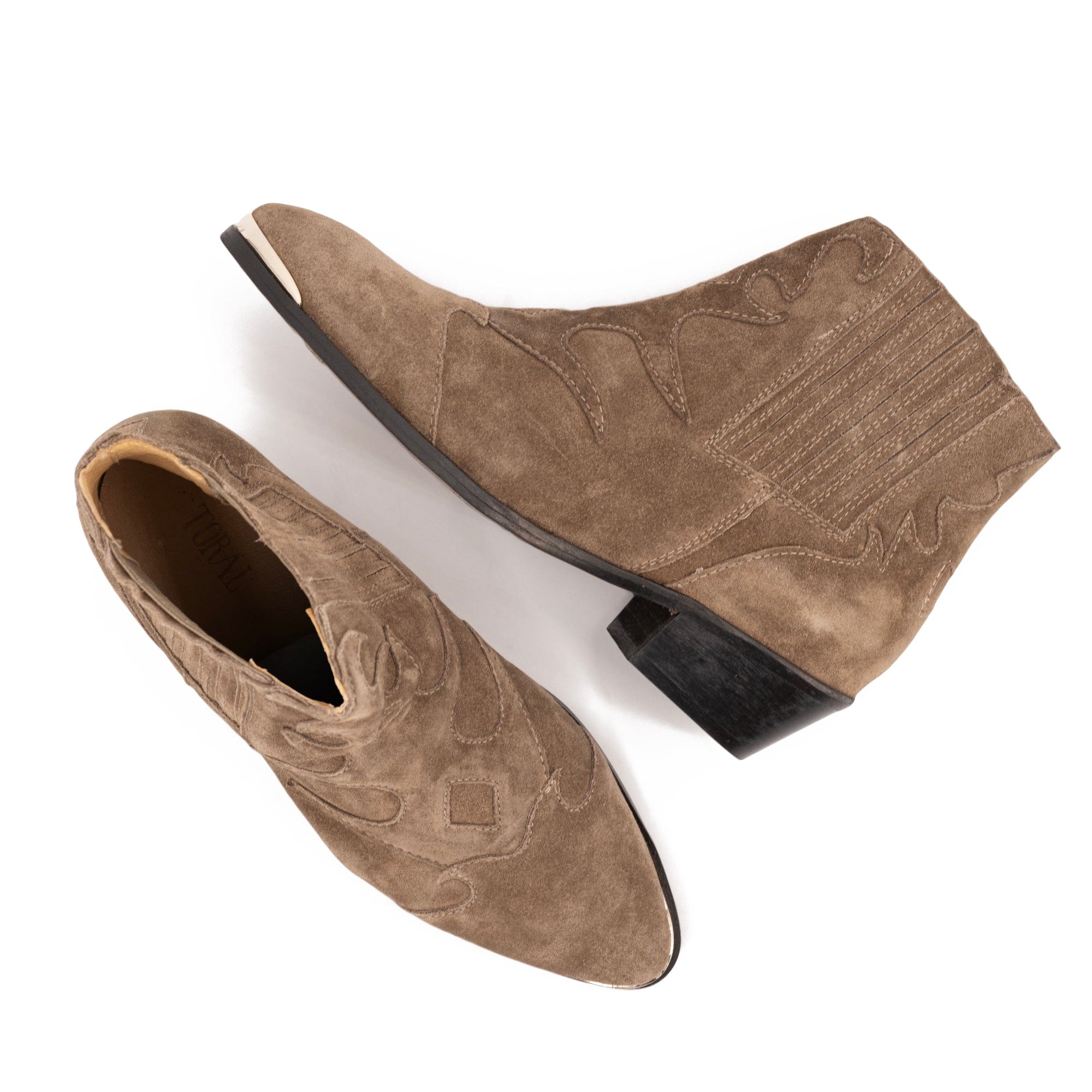 SONIA WESTERN ANKLE BOOTS made by Toral