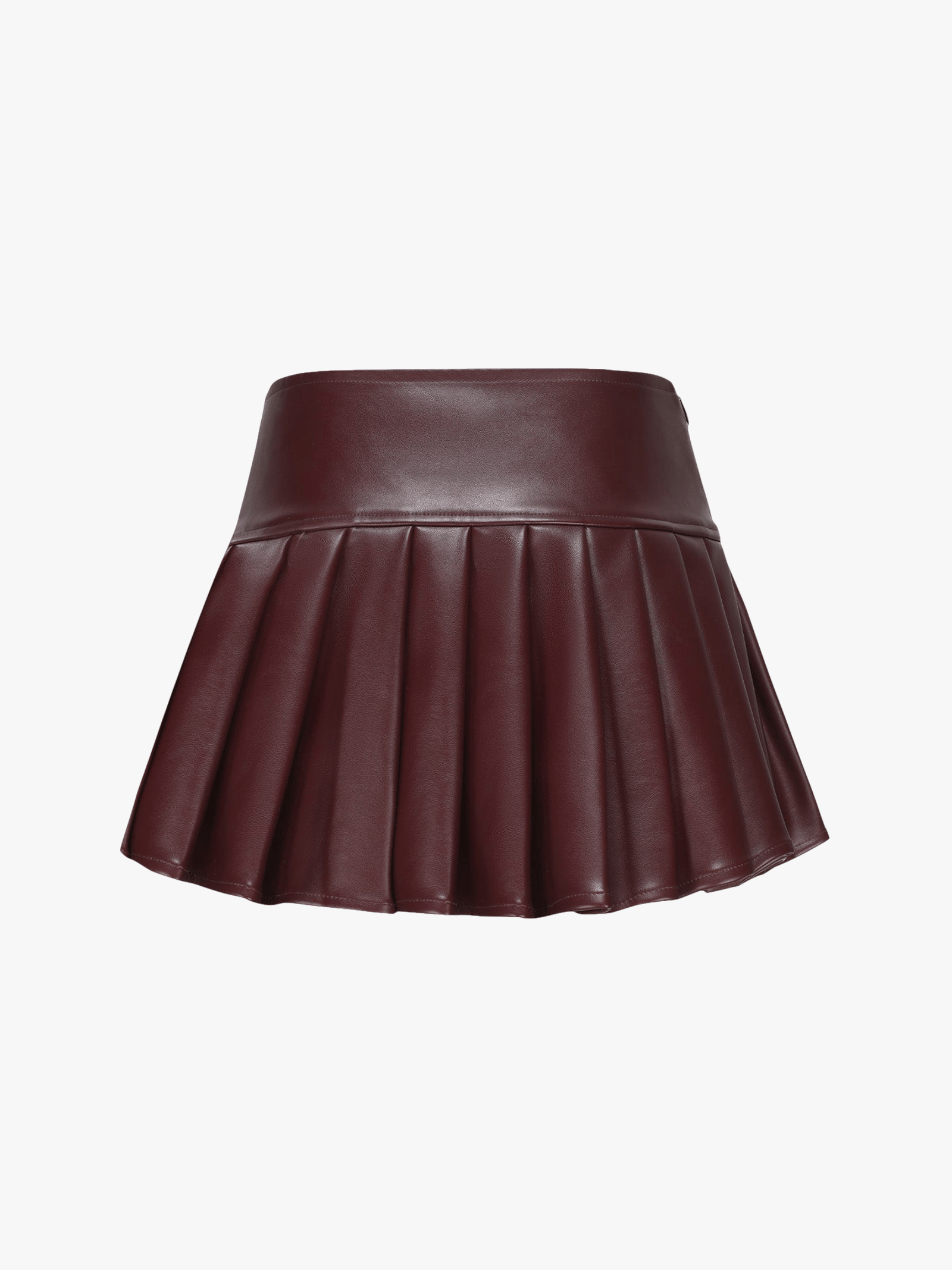 Mirabel Faux Leather Skirt (Brown) made by Nana Jacqueline
