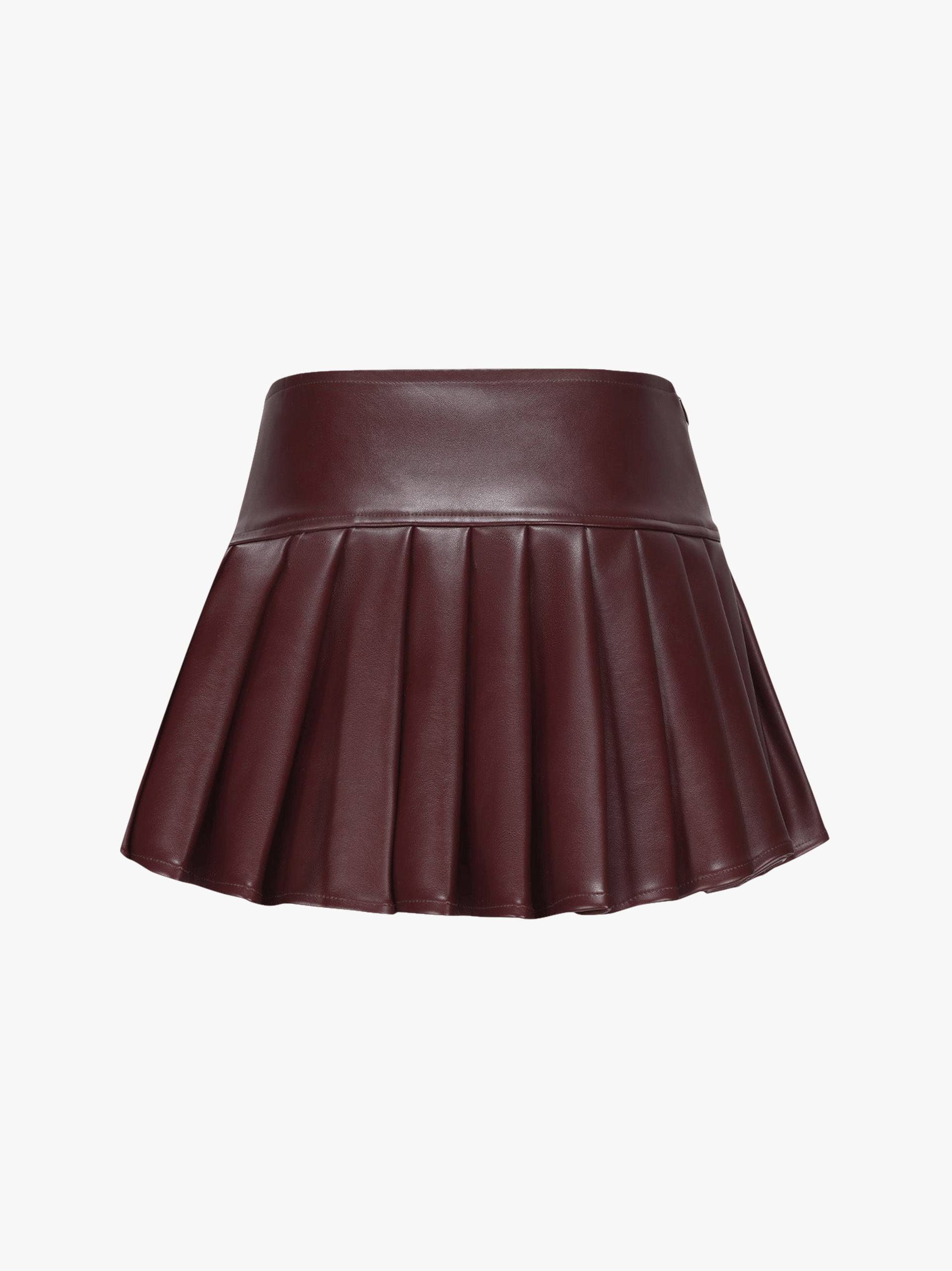 Mirabel Faux Leather Skirt (Brown) made by Nana Jacqueline