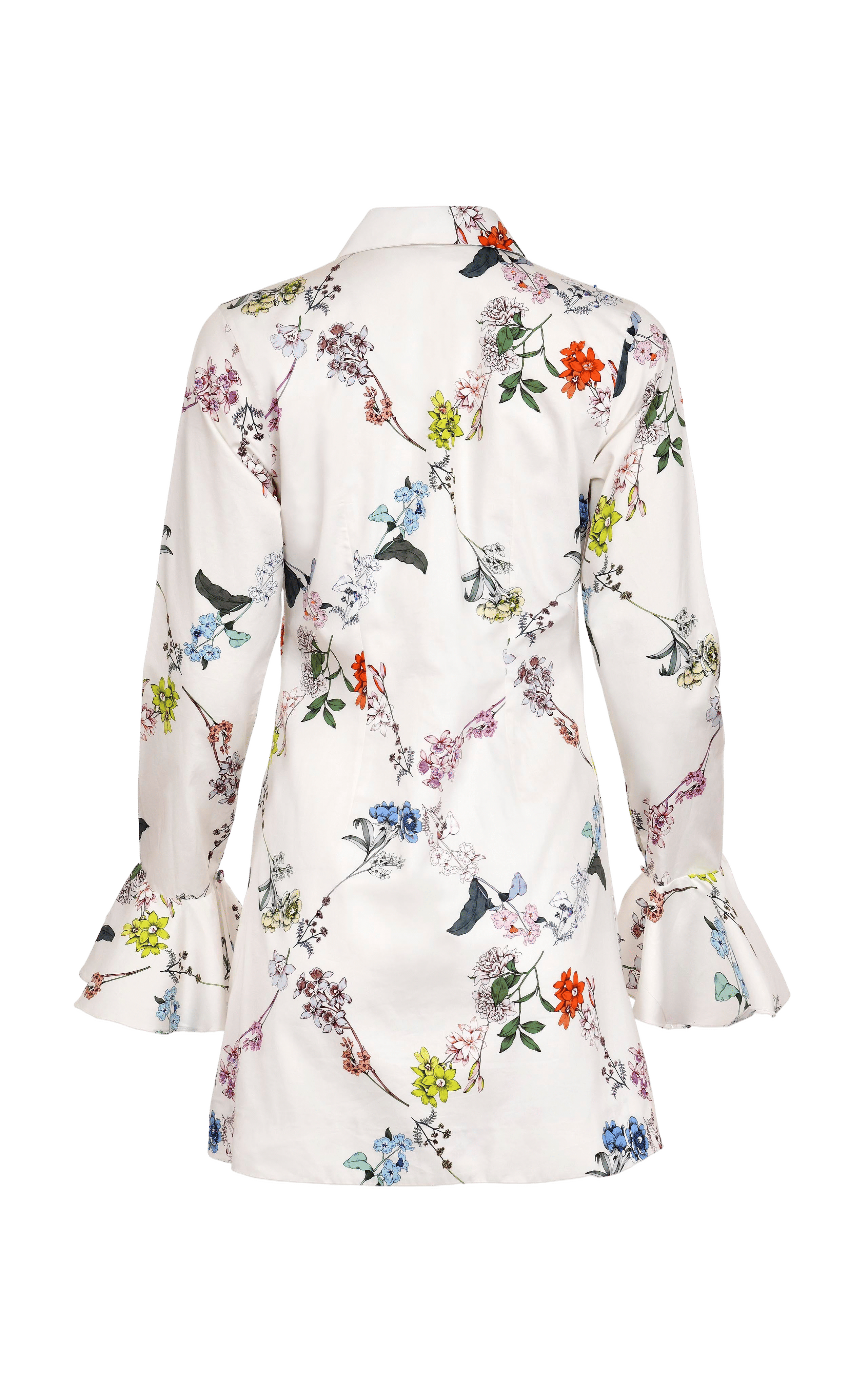 Cate Cotton Flowers Mini Dress made by Francesca Miranda