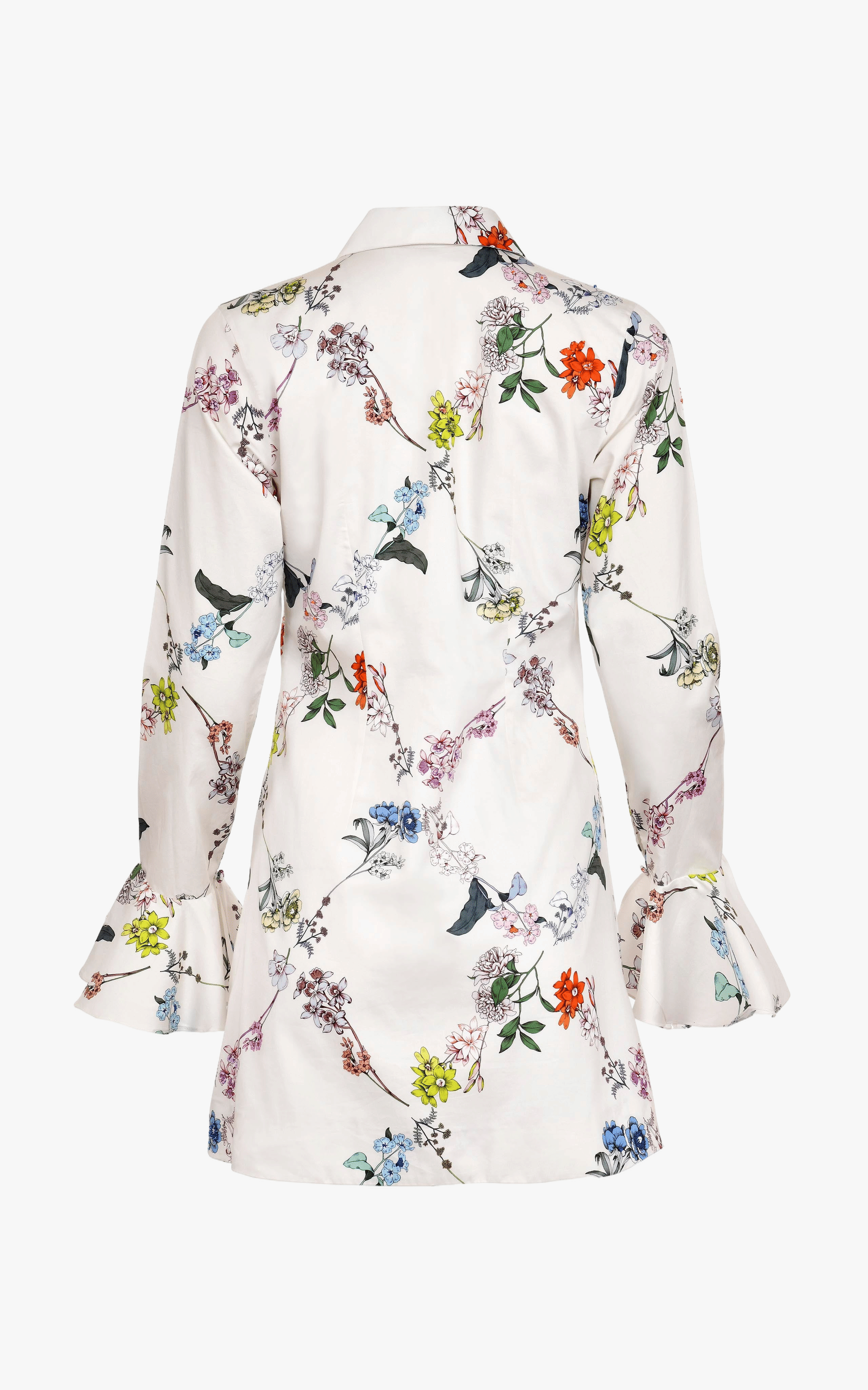 Cate Cotton Flowers Mini Dress made by Francesca Miranda