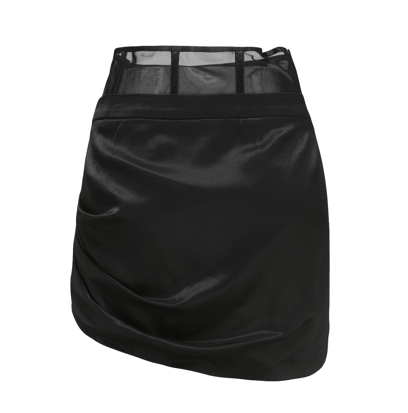 Black Viola Skirt (Final Sale) in Black made by Nana Jacqueline