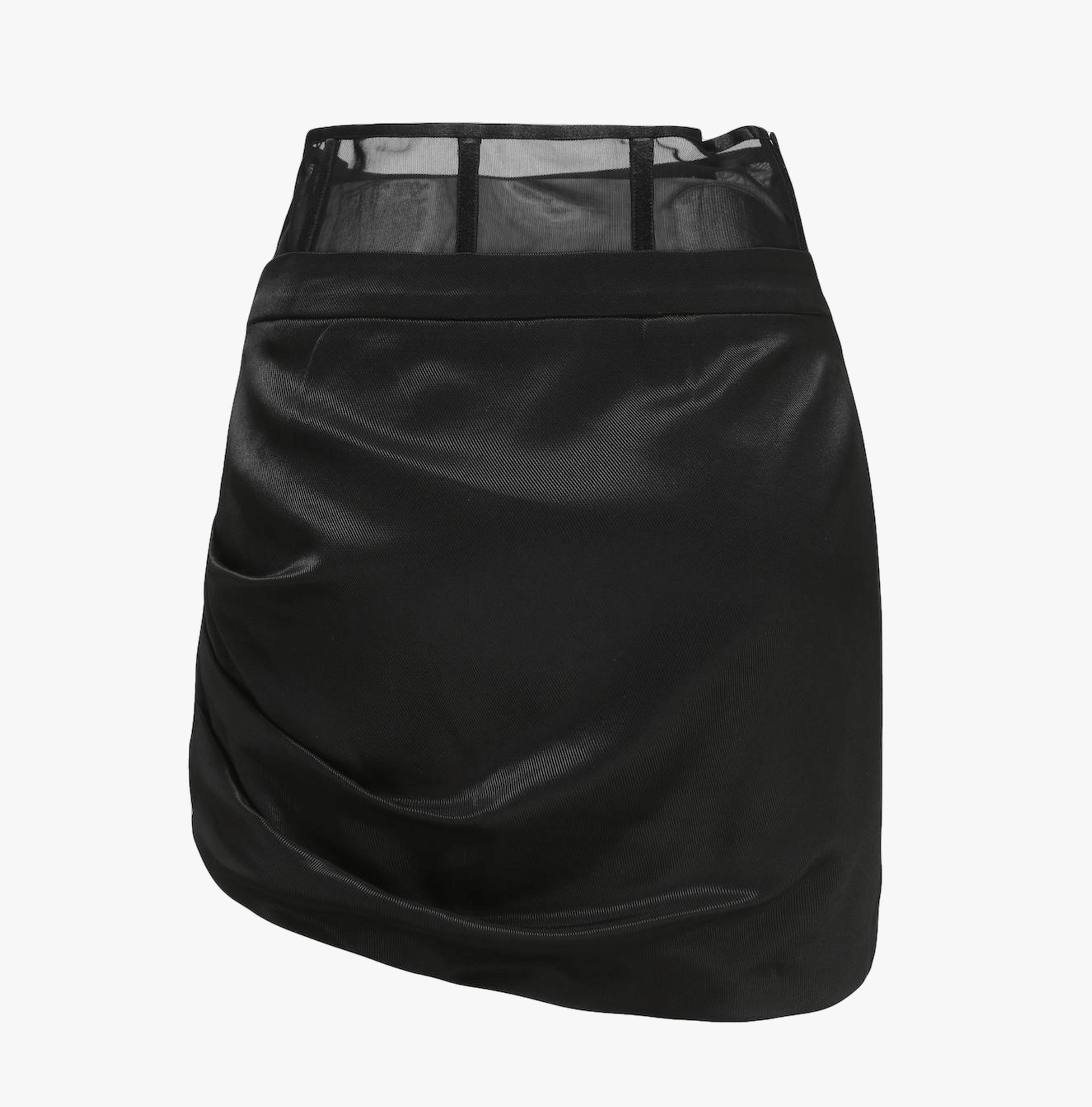Black Viola Skirt (Final Sale) in Black made by Nana Jacqueline