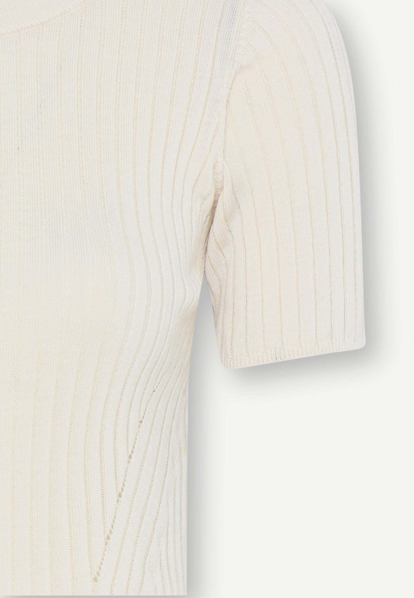Doofy Knit Blouse - Off White made by HERSKIND