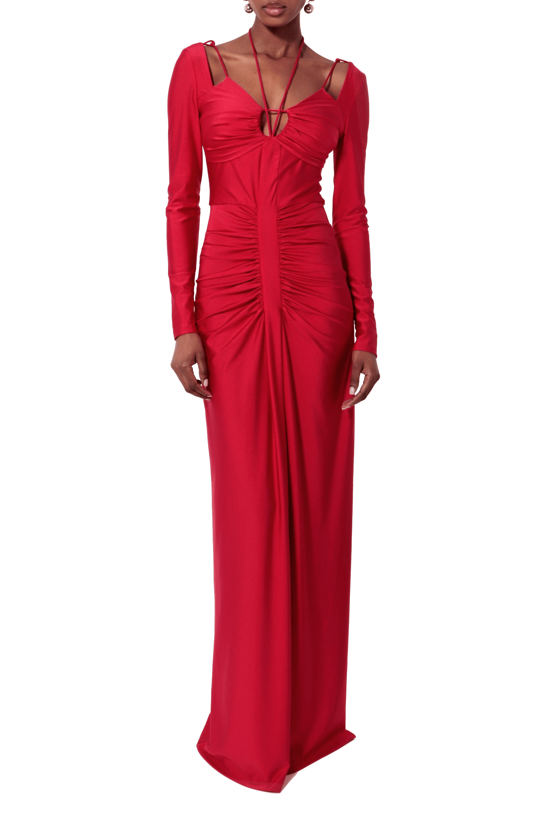 Dress Dianna Maxi Red made by HALEWSKI