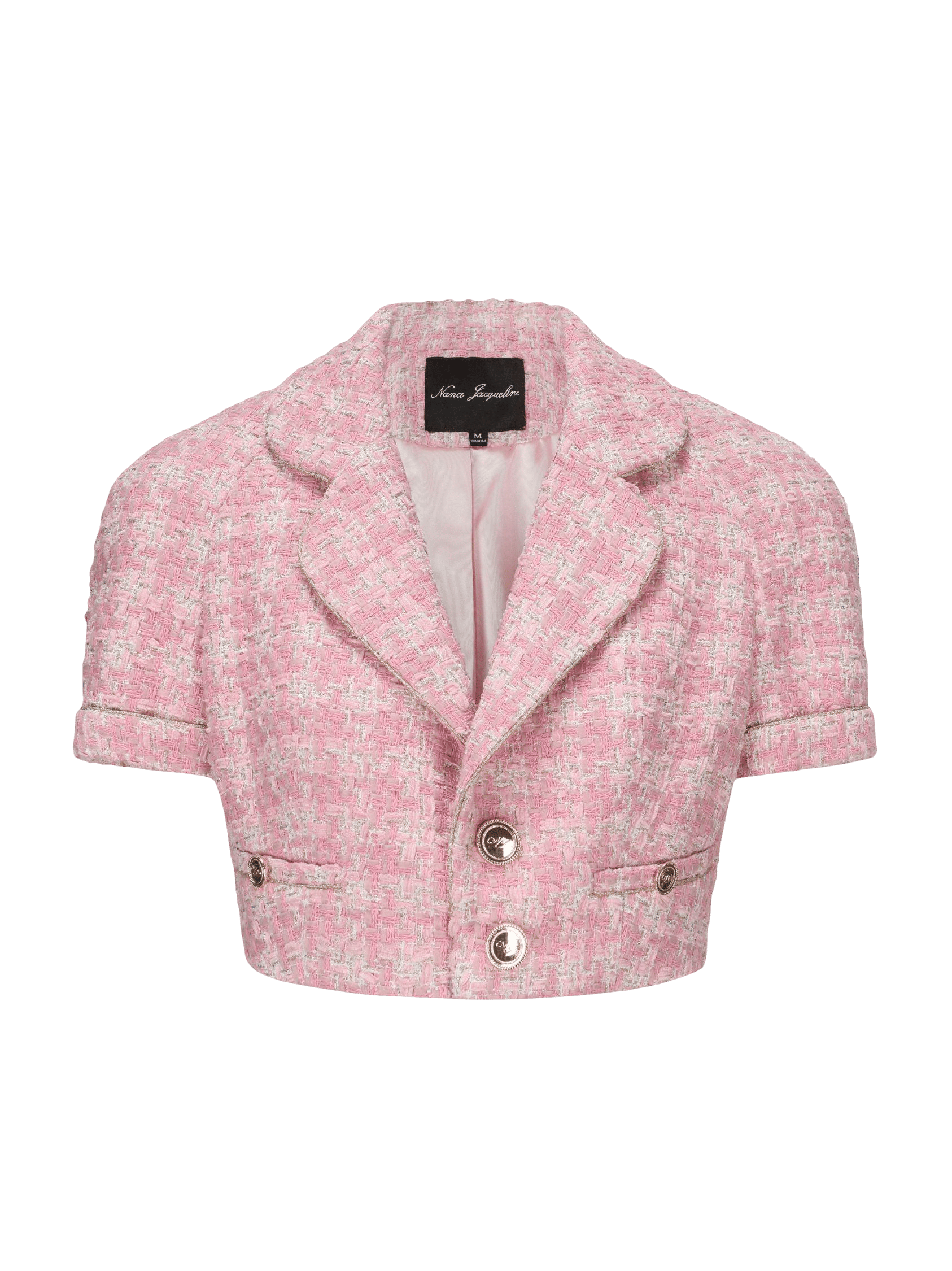 Chelsea Tweed Top  (Pink) in Pink made by Nana Jacqueline