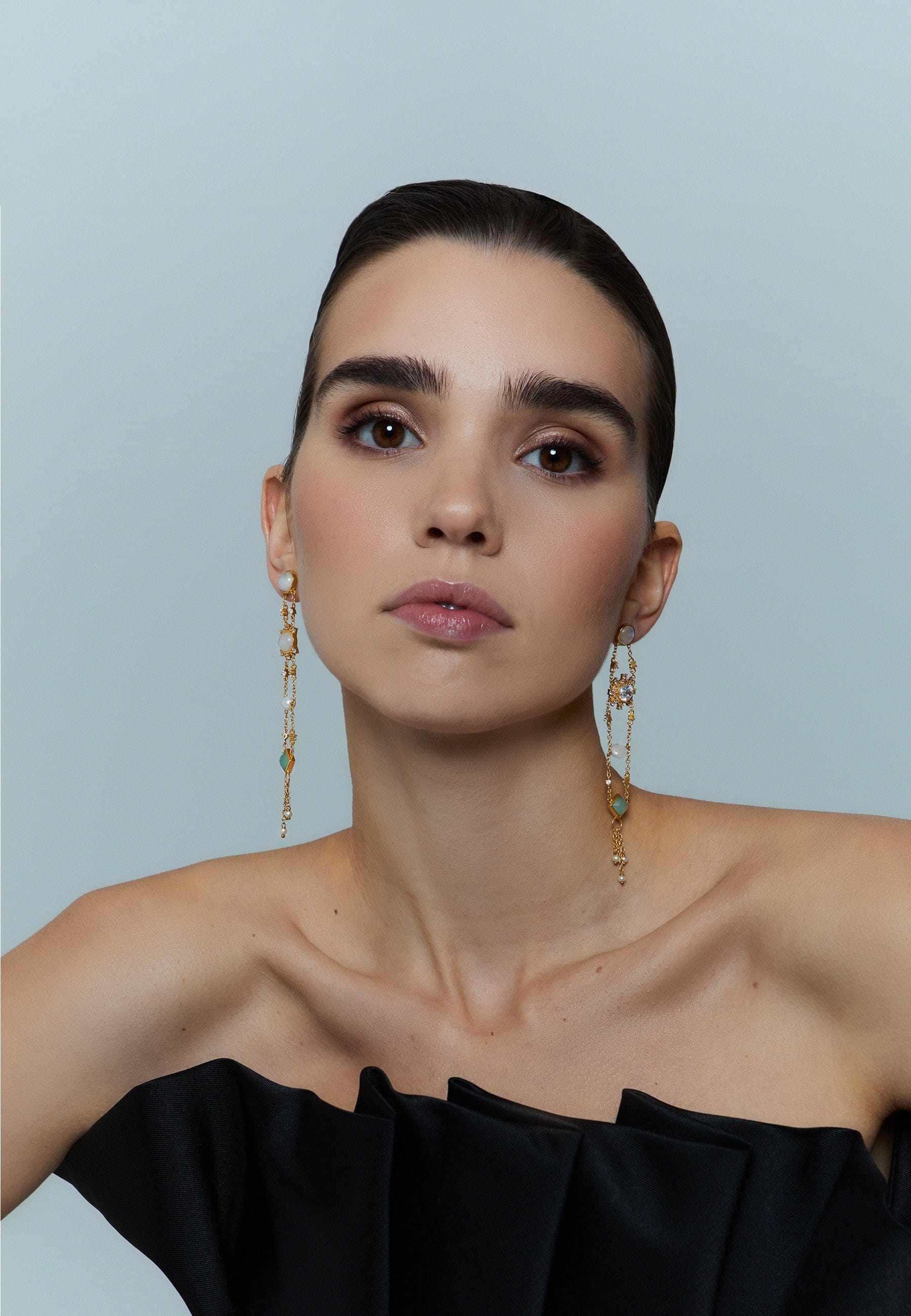 Pendientes Galatea Blancos made by Lavani Jewels