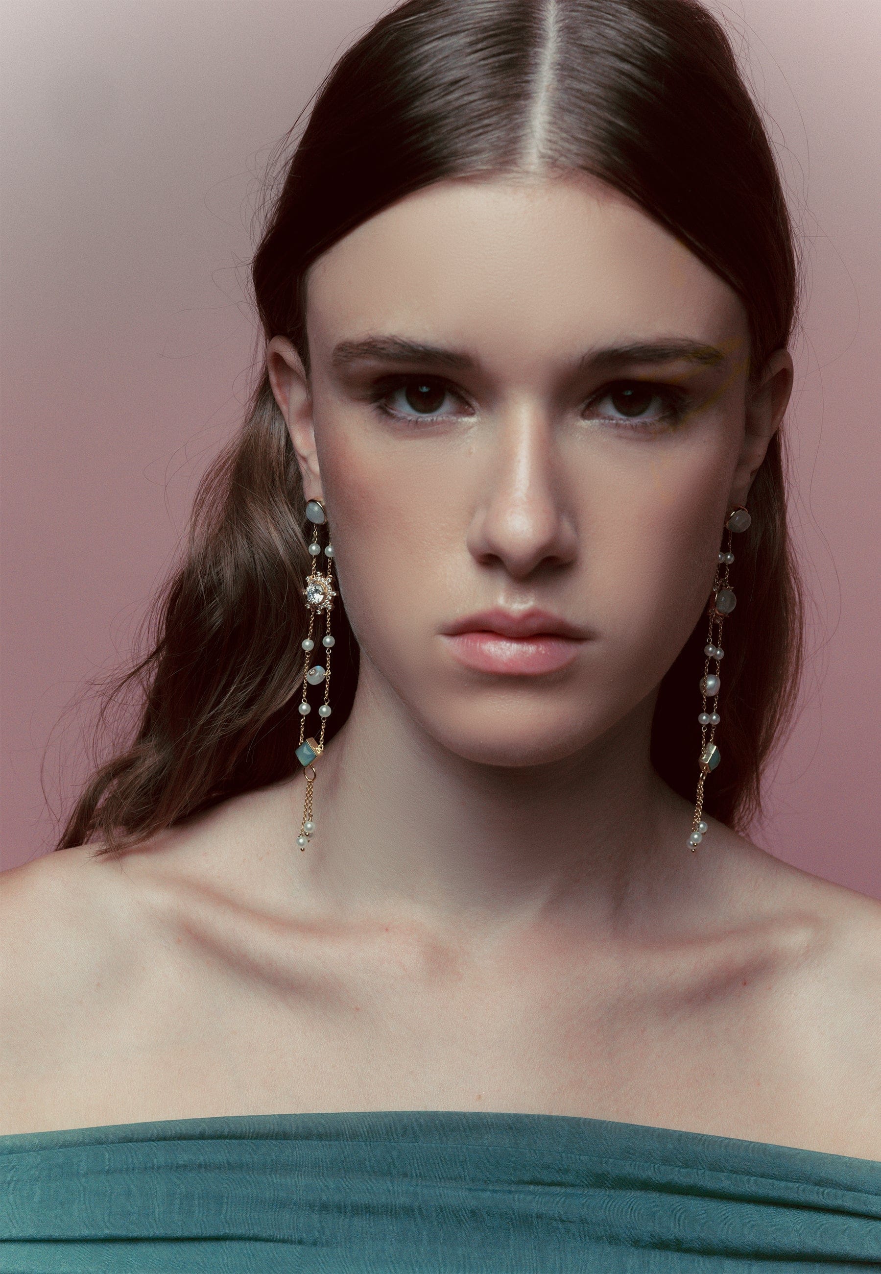 Pendientes Galatea Blancos made by Lavani Jewels