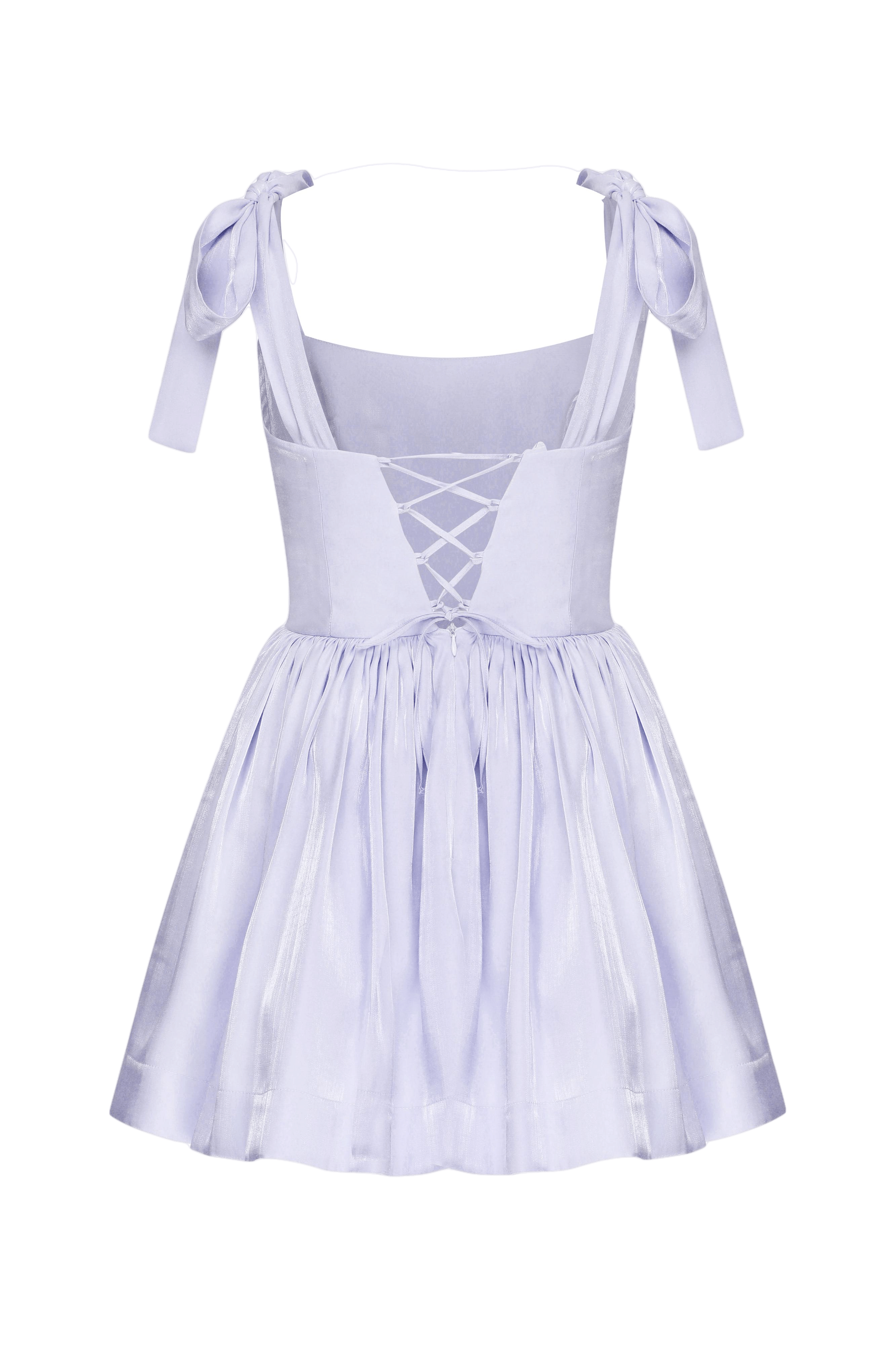 Sibby Dress in Lilac in Purple made by Nazli Ceren