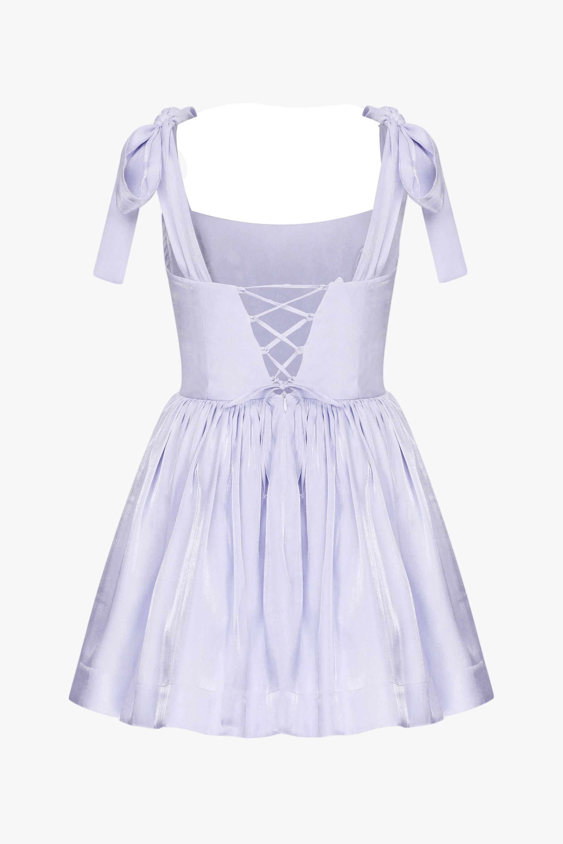 Sibby Dress in Lilac in Purple made by Nazli Ceren
