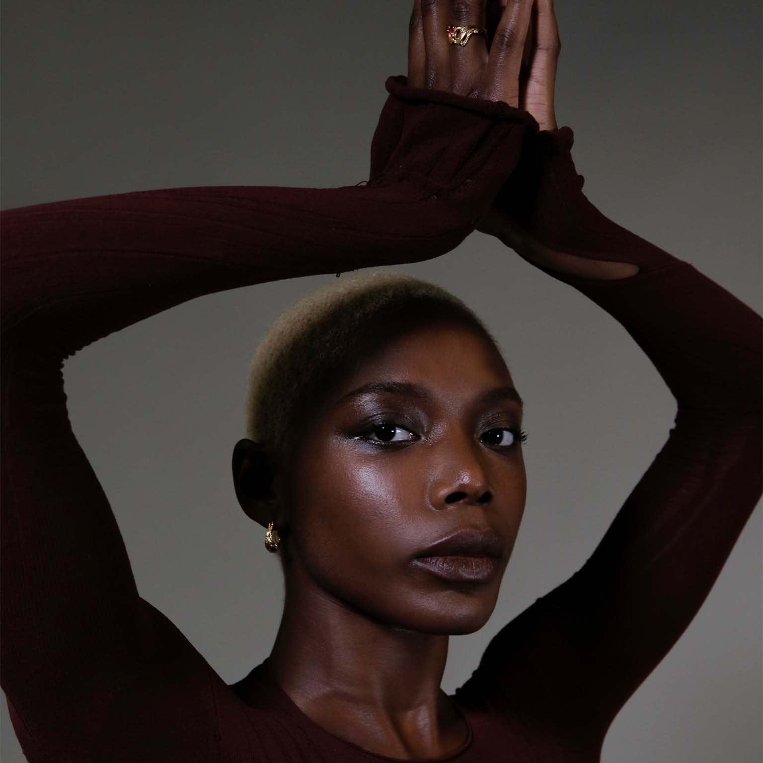 Ima Sapphire Earrings made by Loveness Lee