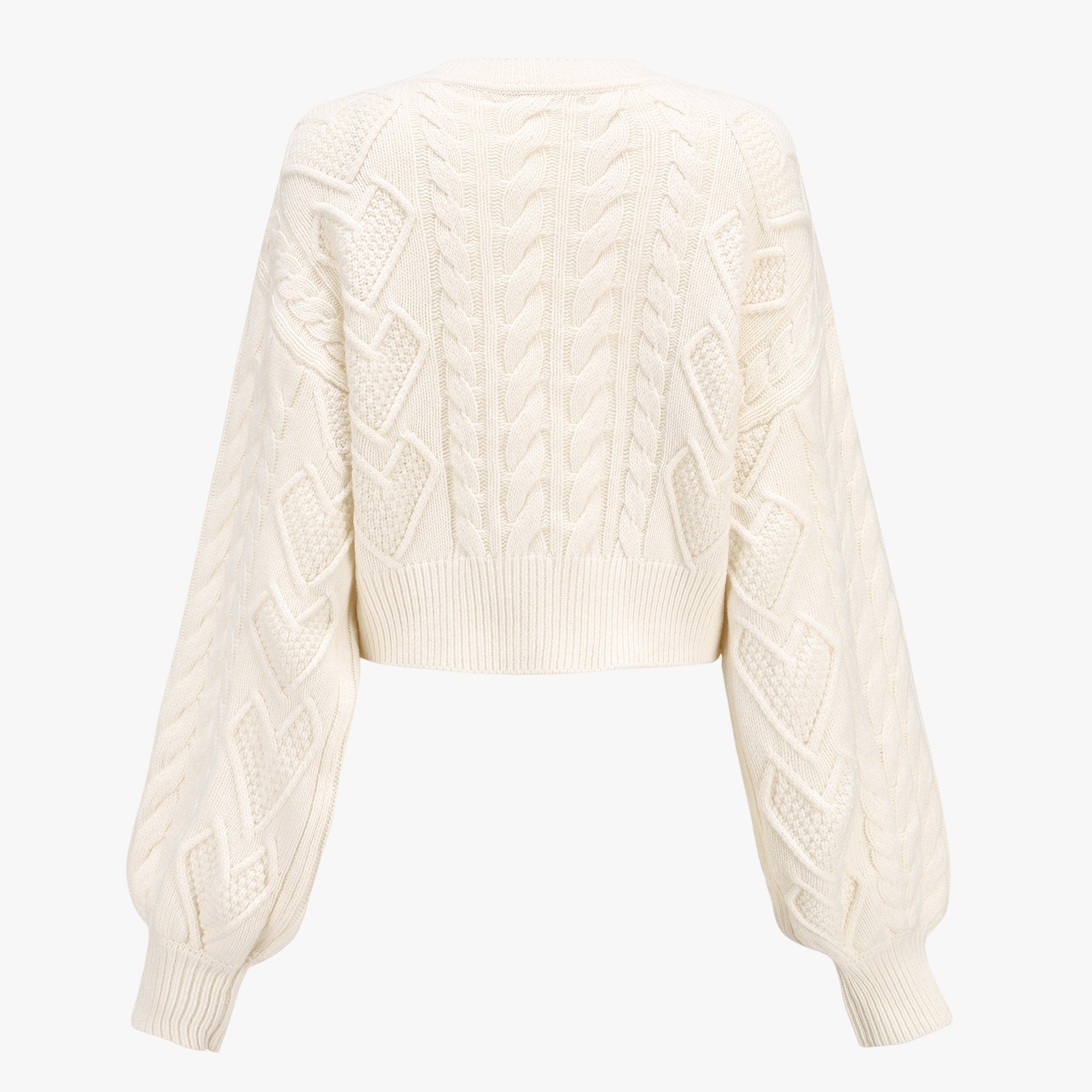 White Nina Cardigan (Final Sale) made by Nana Jacqueline