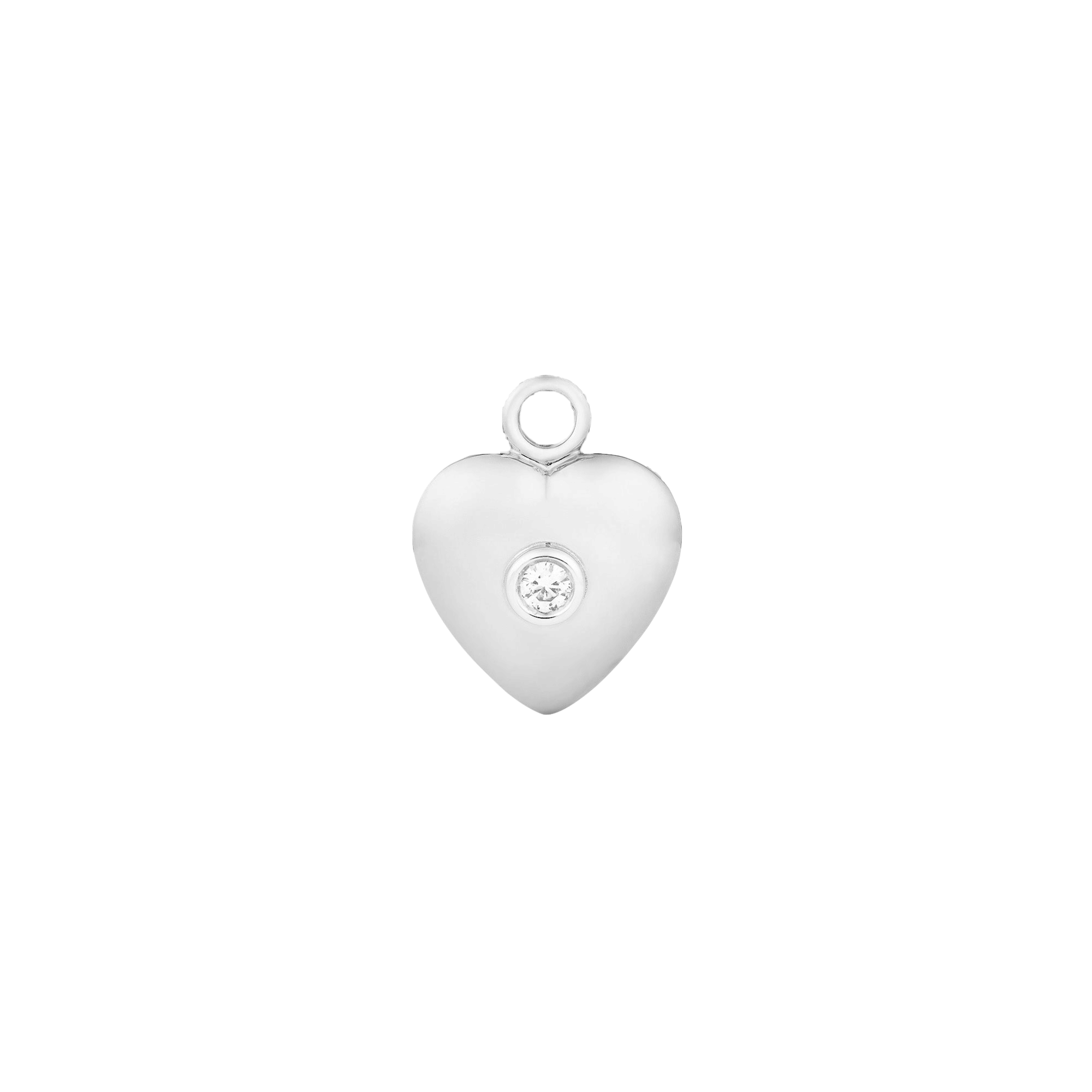 FENGAN PENDANT - WHITE DIAMOND & WHITE GOLD made by ENNUI