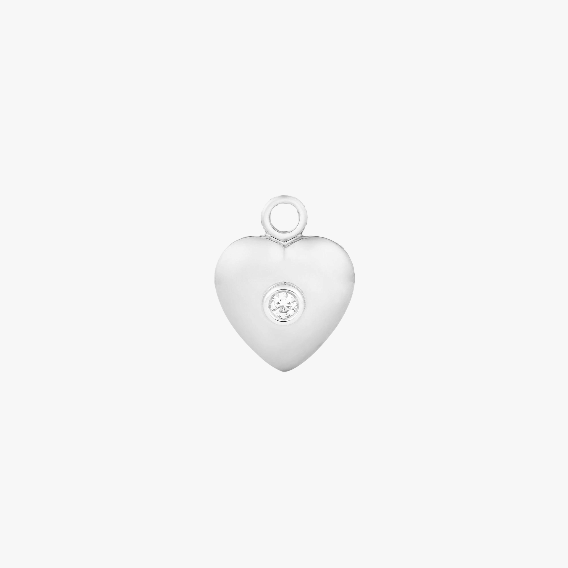 FENGAN PENDANT - WHITE DIAMOND & WHITE GOLD made by ENNUI
