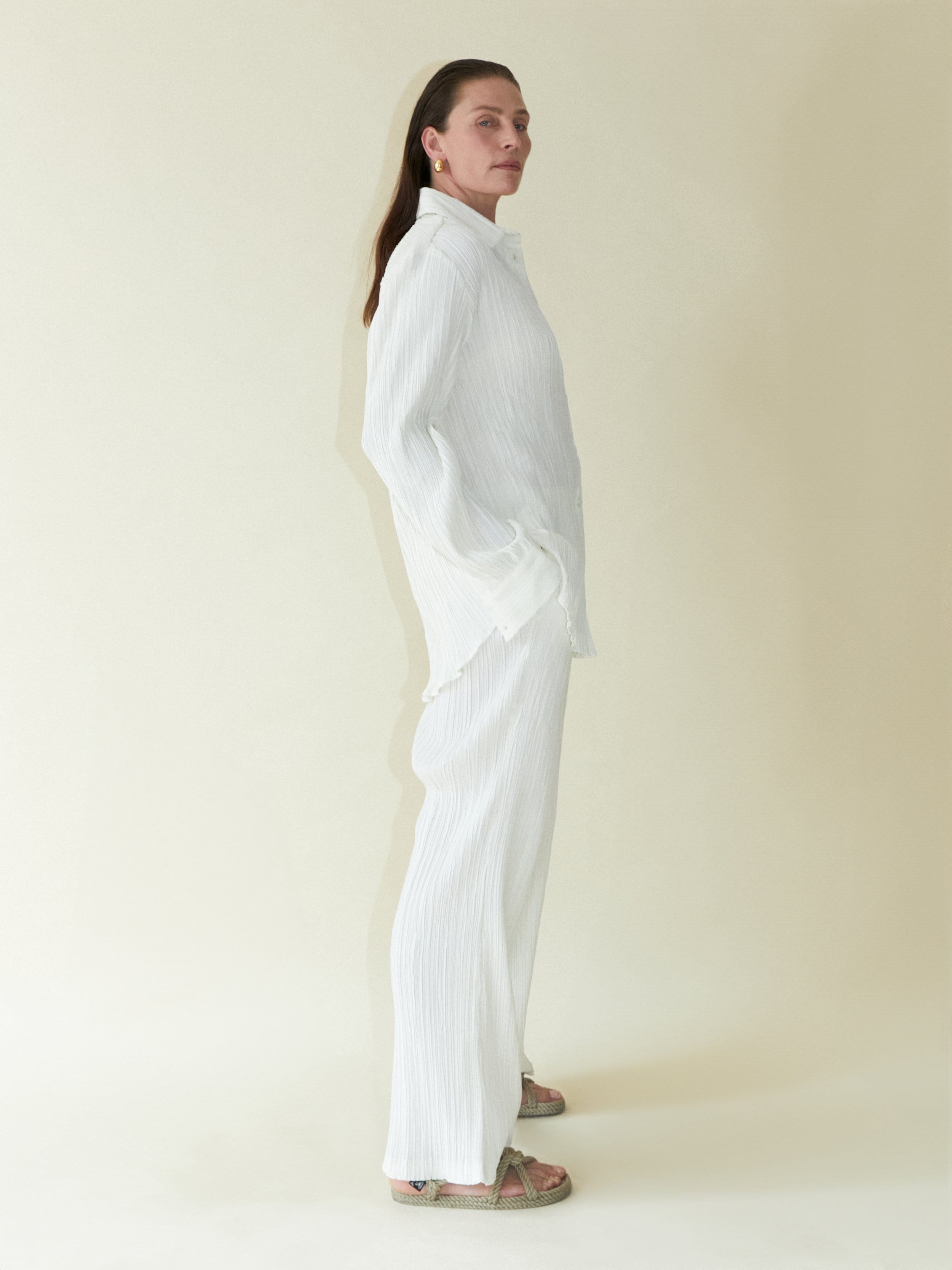 Tree Bark Classic Shirt - Ivory made by CAHAYA STUDIOS