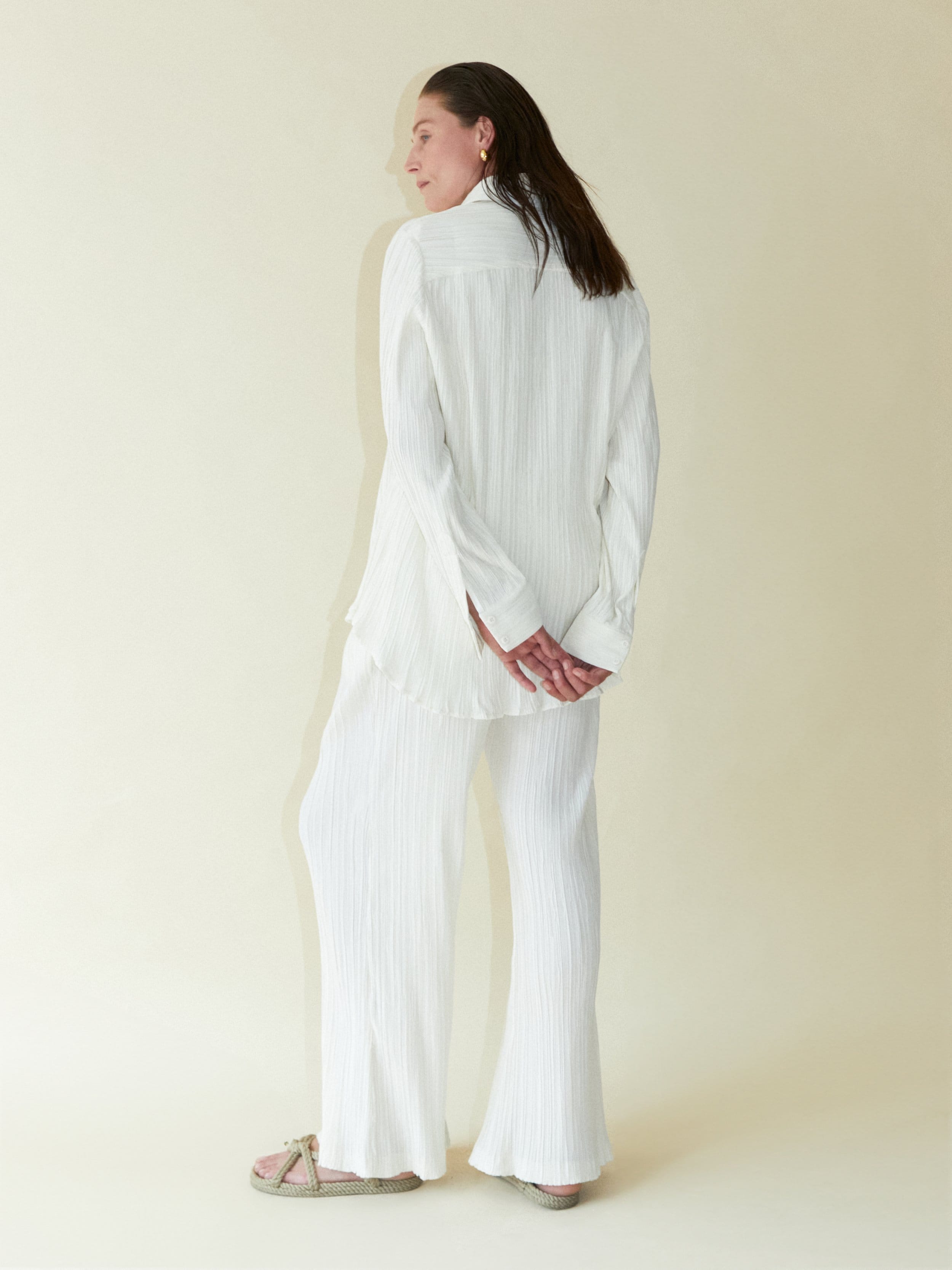 Tree Bark Classic Shirt - Ivory made by CAHAYA STUDIOS