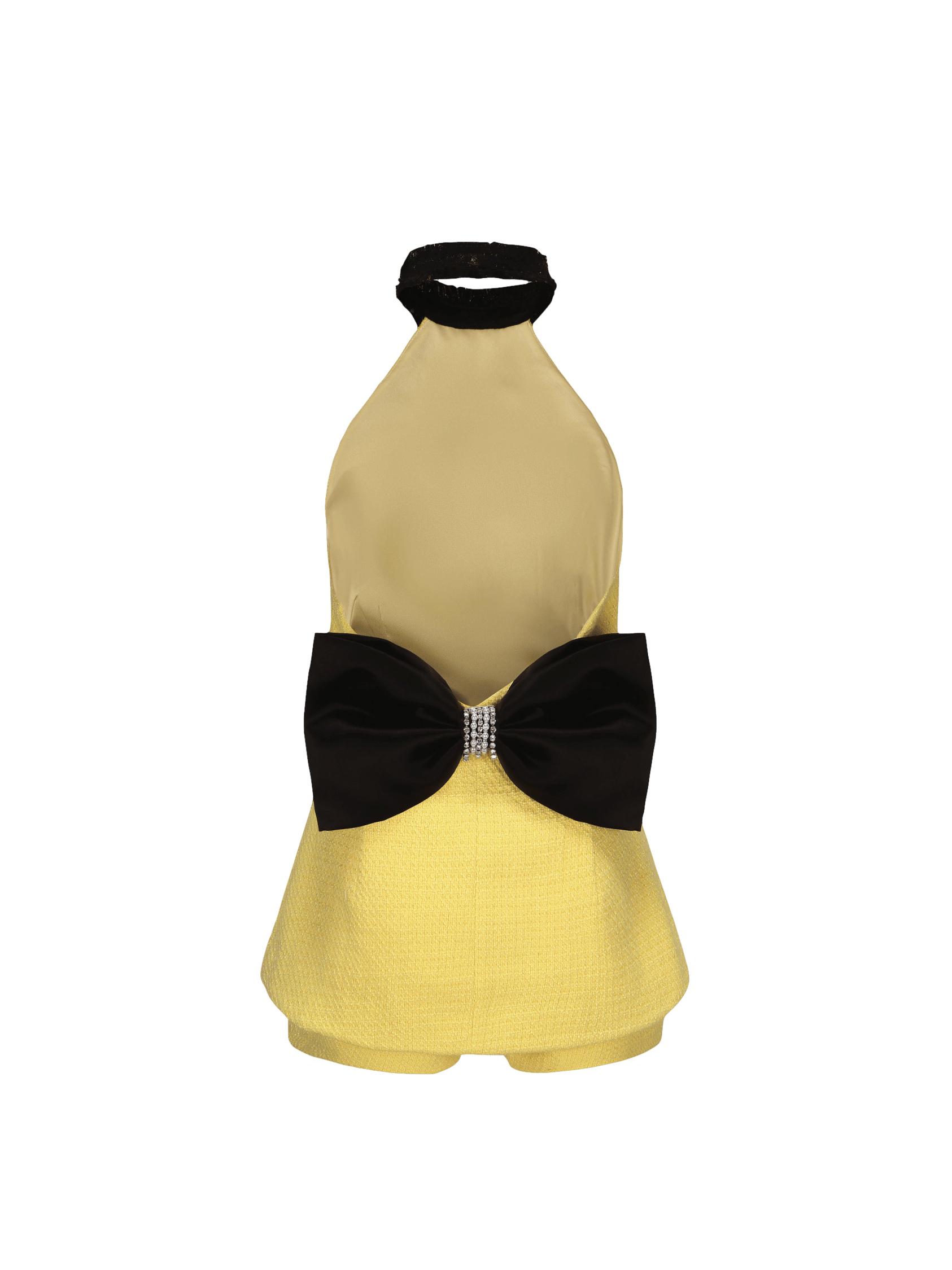 Cecilia Halter Jumpsuit (Yellow) in Yellow made by Nana Jacqueline