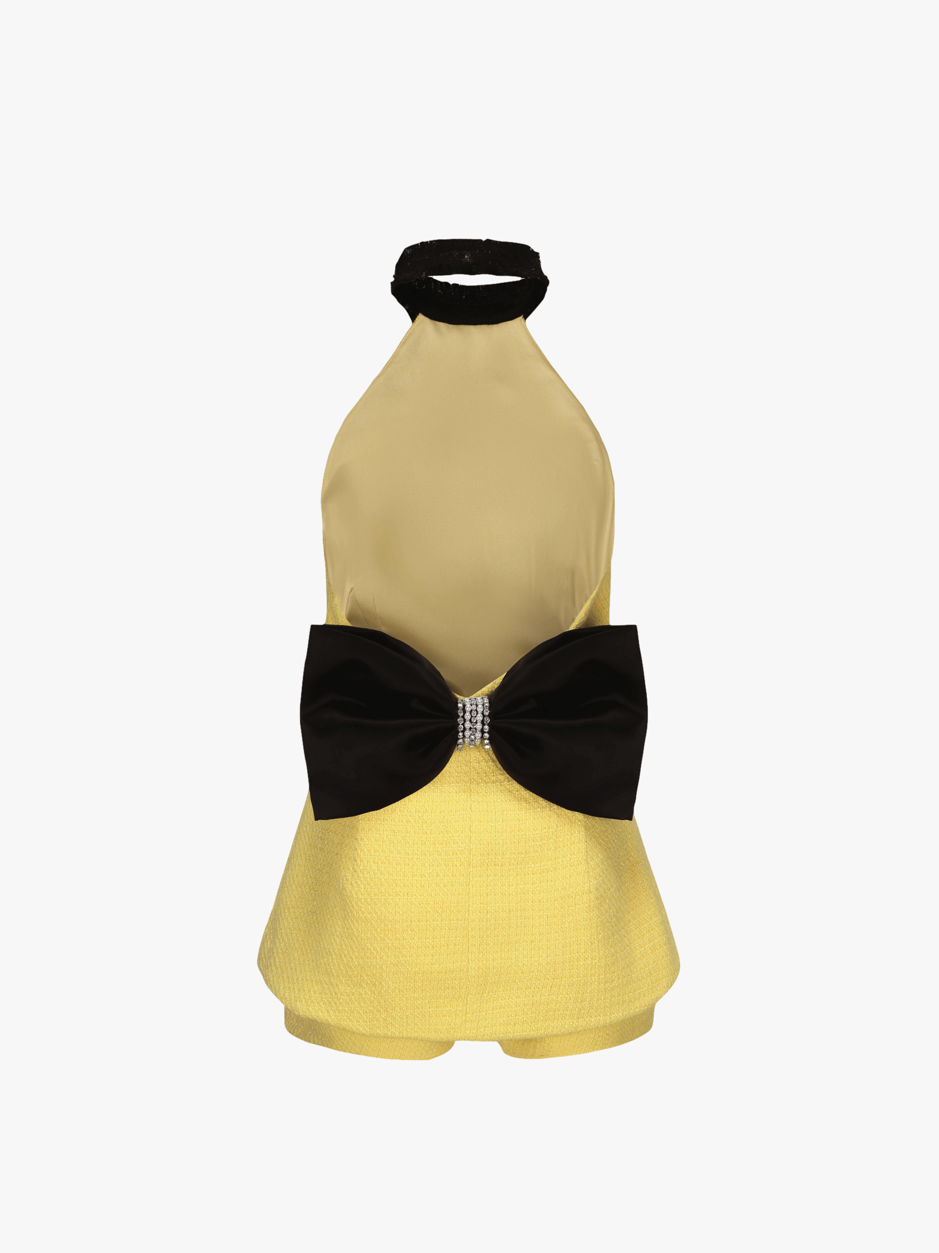 Cecilia Halter Jumpsuit (Yellow) in Yellow made by Nana Jacqueline