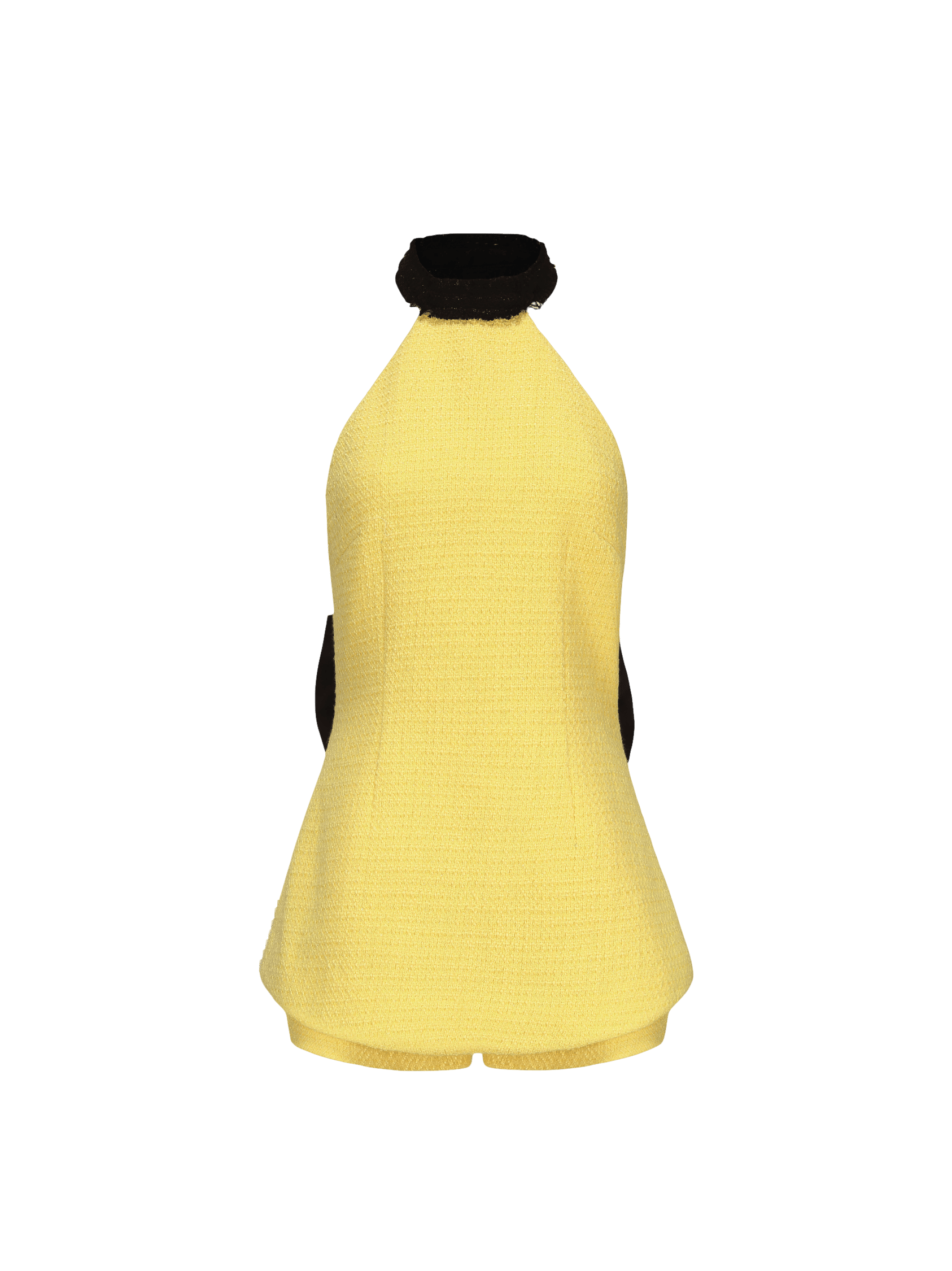 Cecilia Halter Jumpsuit (Yellow) in Yellow made by Nana Jacqueline