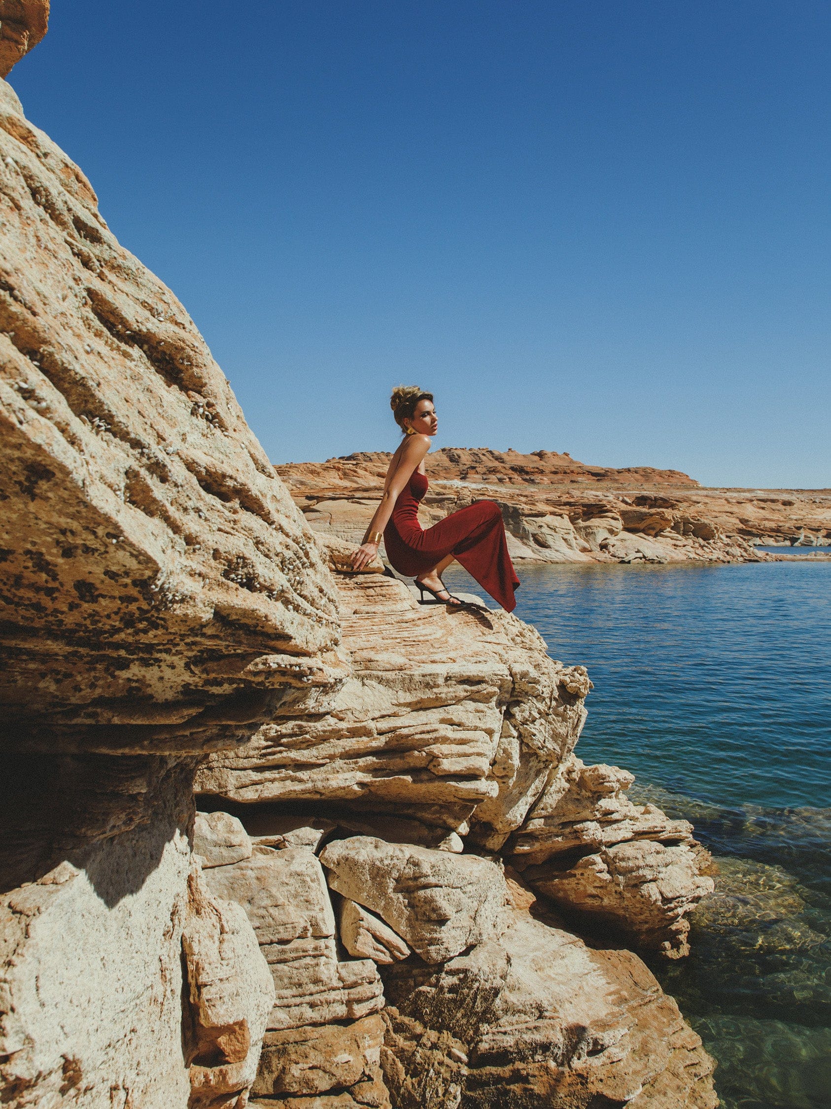 Gigi Dress (Red) in Red made by Nana Jacqueline