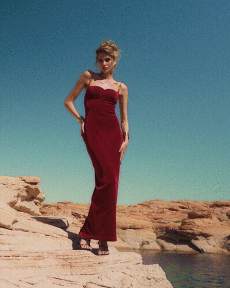 Gigi Dress (Red) in Red made by Nana Jacqueline