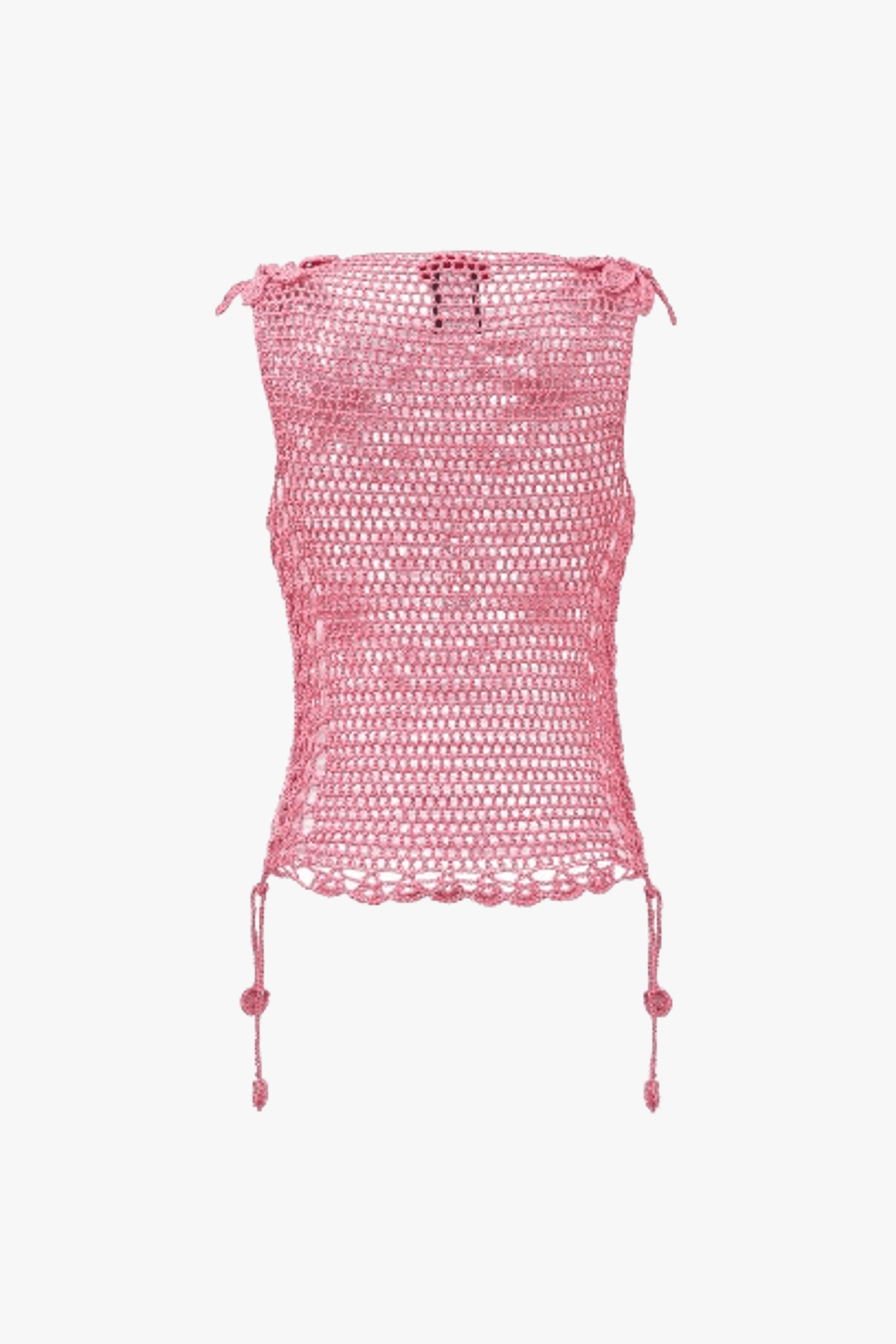 Dust Rose Handmade Crochet Top made by ANDREEVA