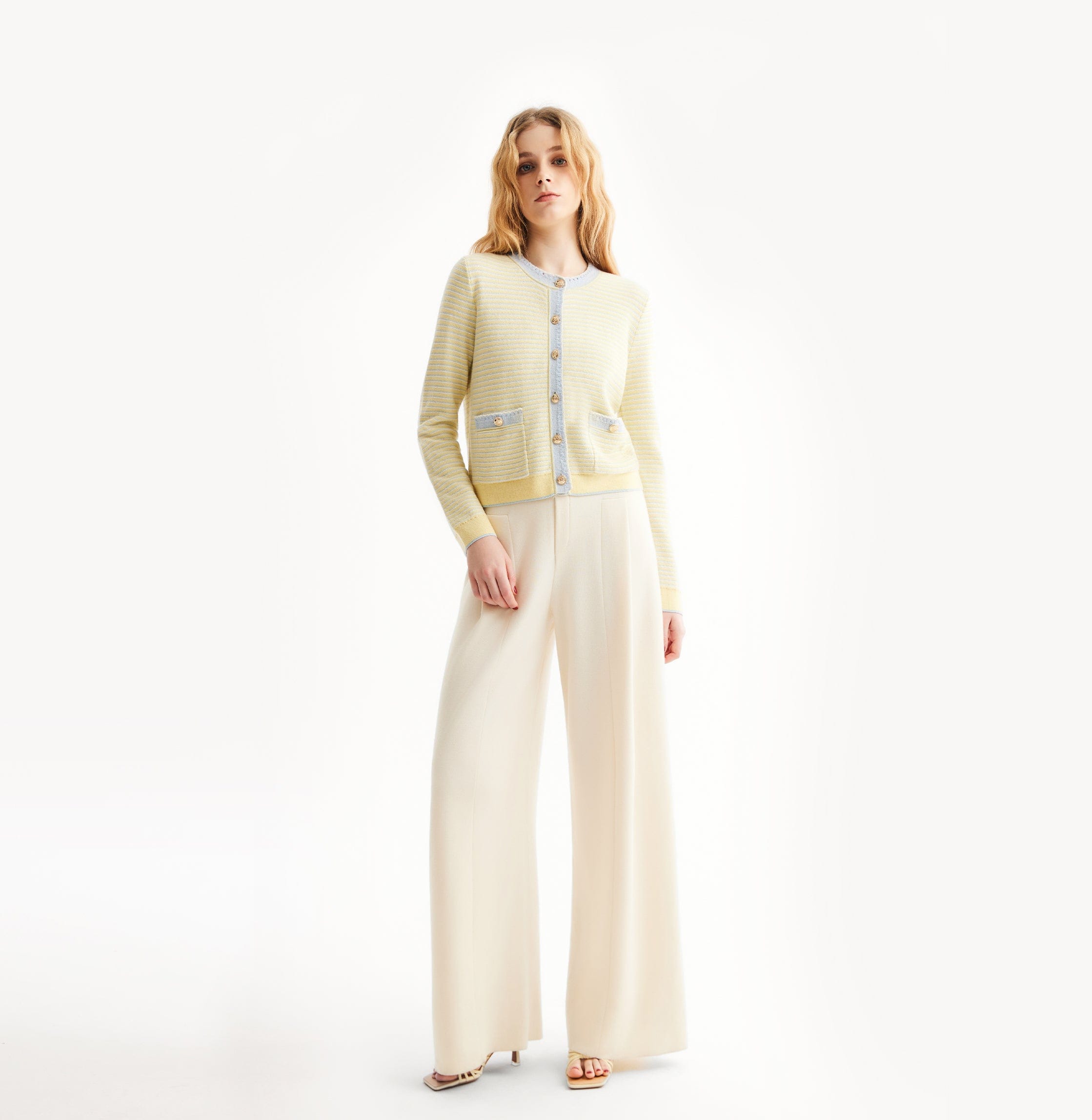 MULTICOLOR STRIPED CARDIGAN made by CRUSH Collection