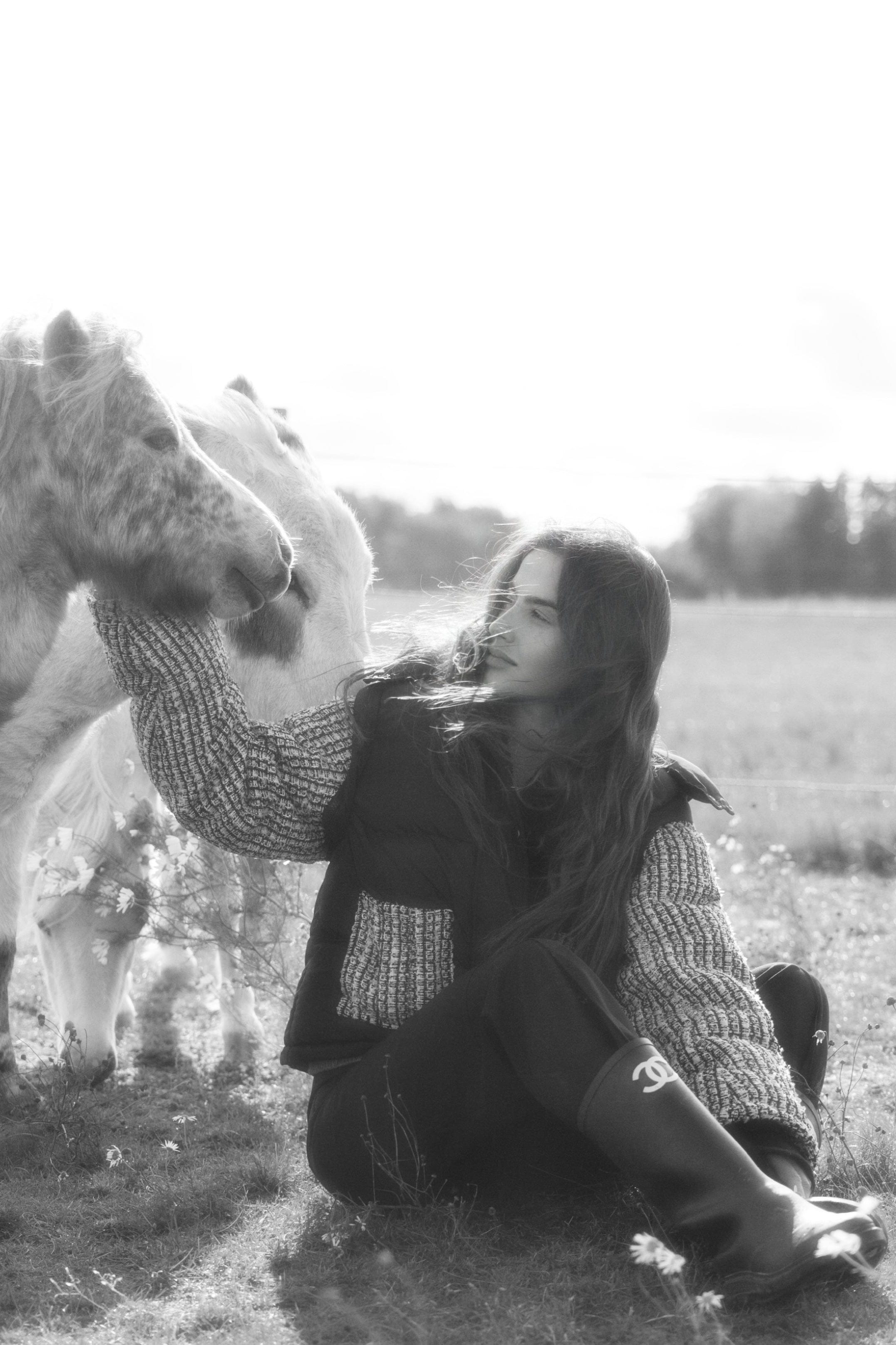 Tweed Puffer Jacket and Vest made by CLOEYS