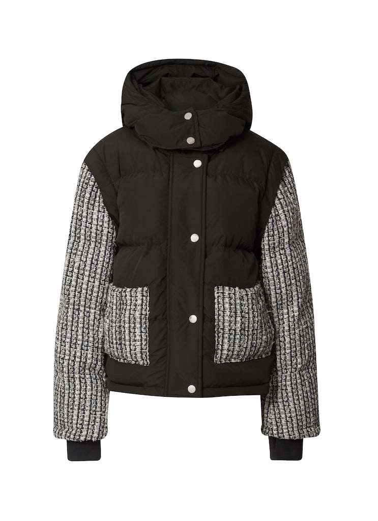 Tweed Puffer Jacket and Vest made by CLOEYS