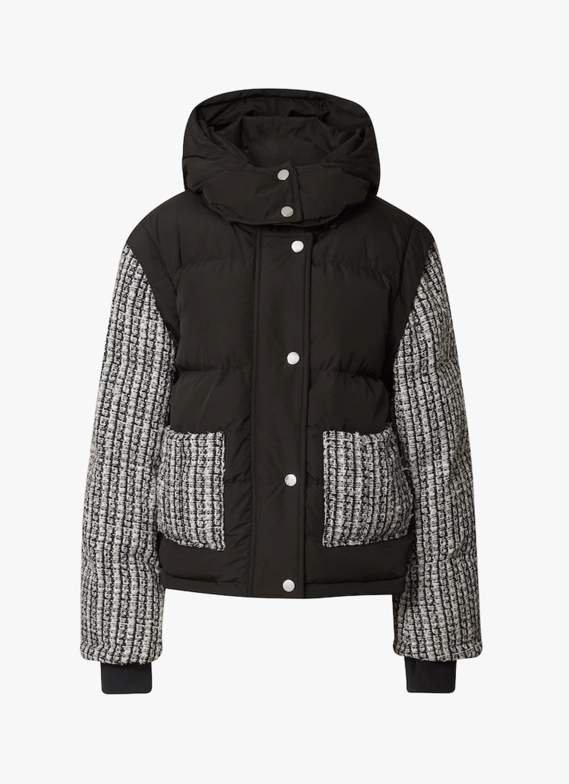 Tweed Puffer Jacket and Vest made by CLOEYS