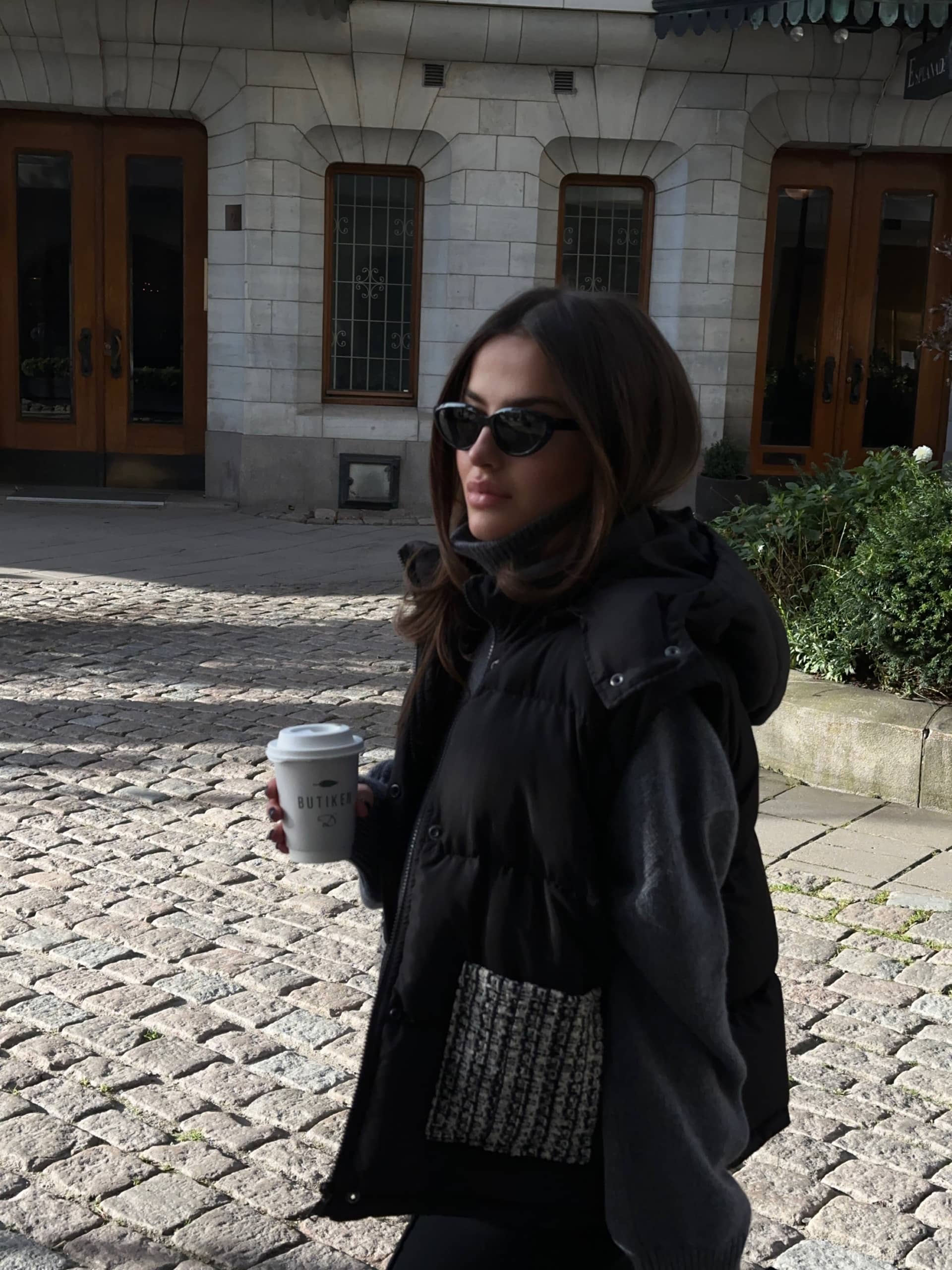 Tweed Puffer Jacket and Vest made by CLOEYS