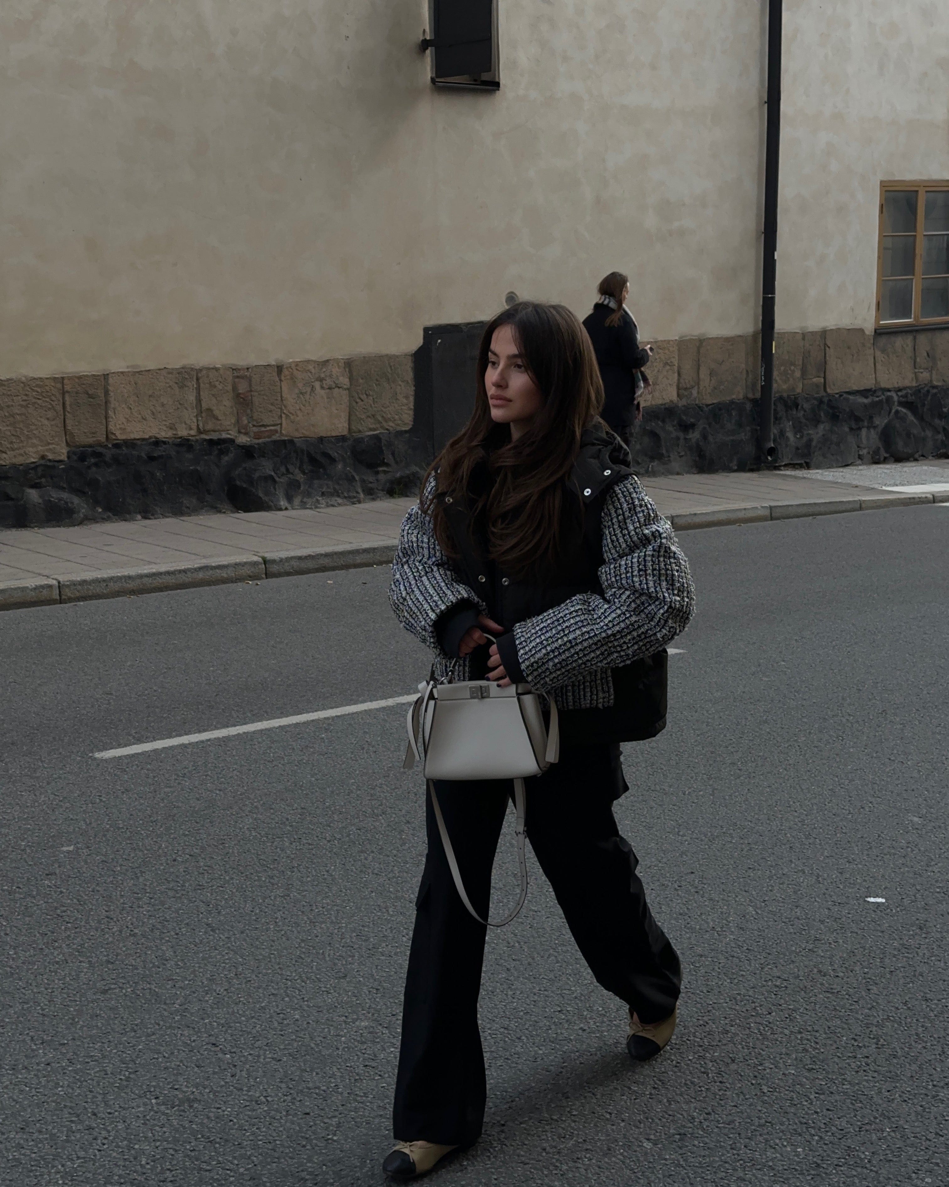 Tweed Puffer Jacket and Vest made by CLOEYS