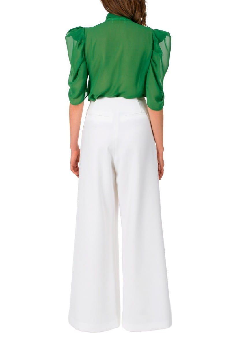 Pants Rebecca Cloud Dancer made by HALEWSKI