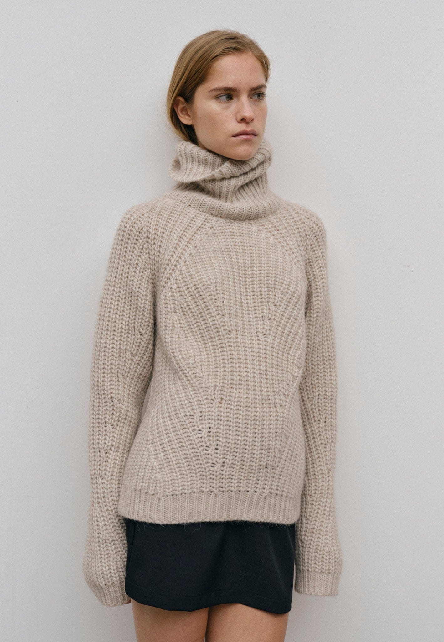 Henny Knit Turtleneck - Ecru made by HERSKIND