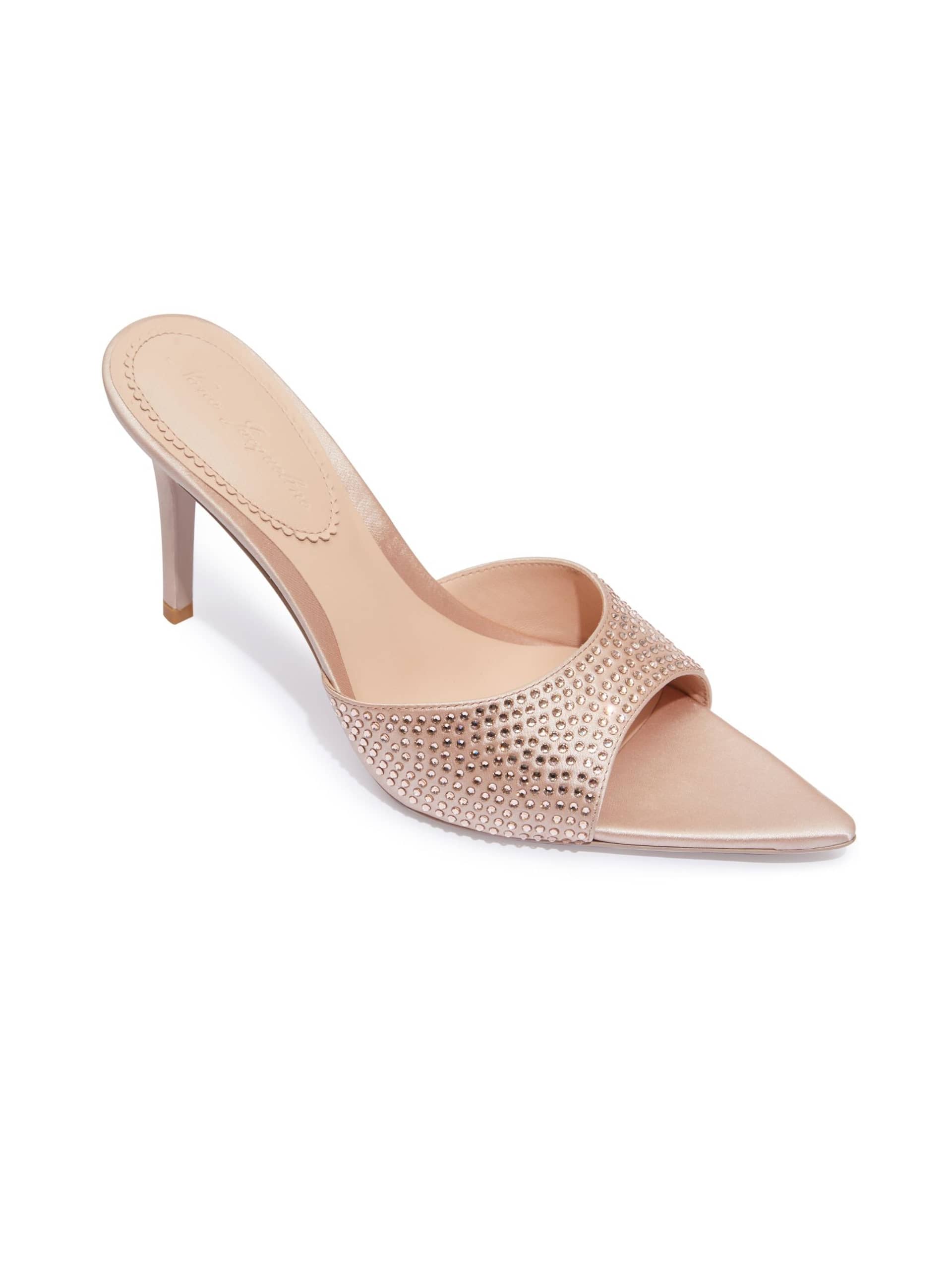 Kate Diamond Heels (Champagne) in Beige made by Nana Jacqueline