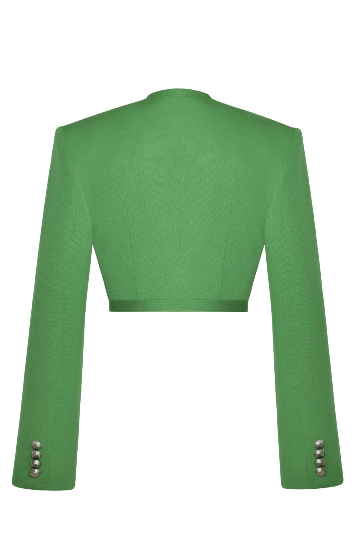 CROPPED BLAZER WITH DIAGONAL BUTTONS made by KEBURIA