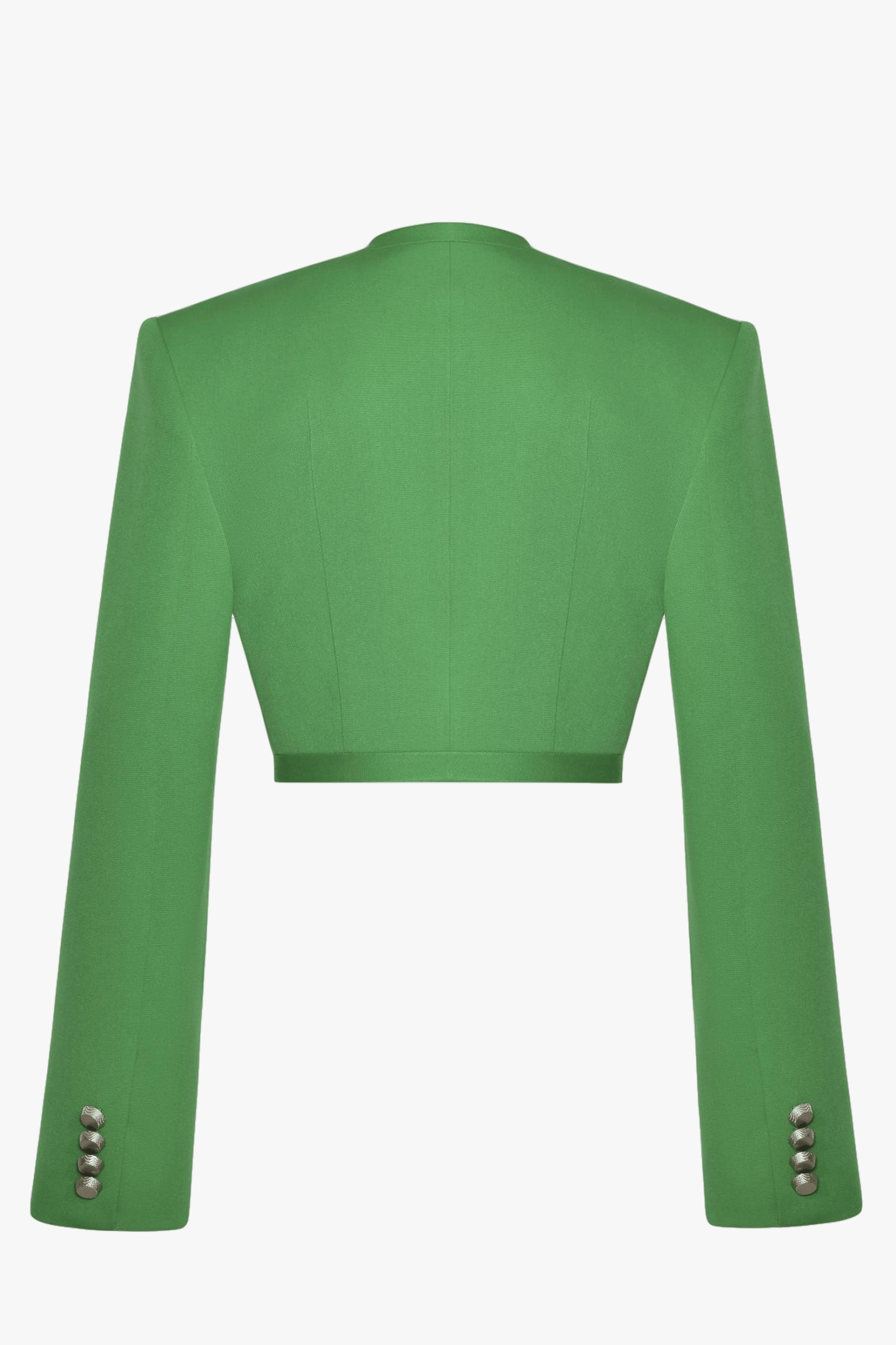 CROPPED BLAZER WITH DIAGONAL BUTTONS made by KEBURIA