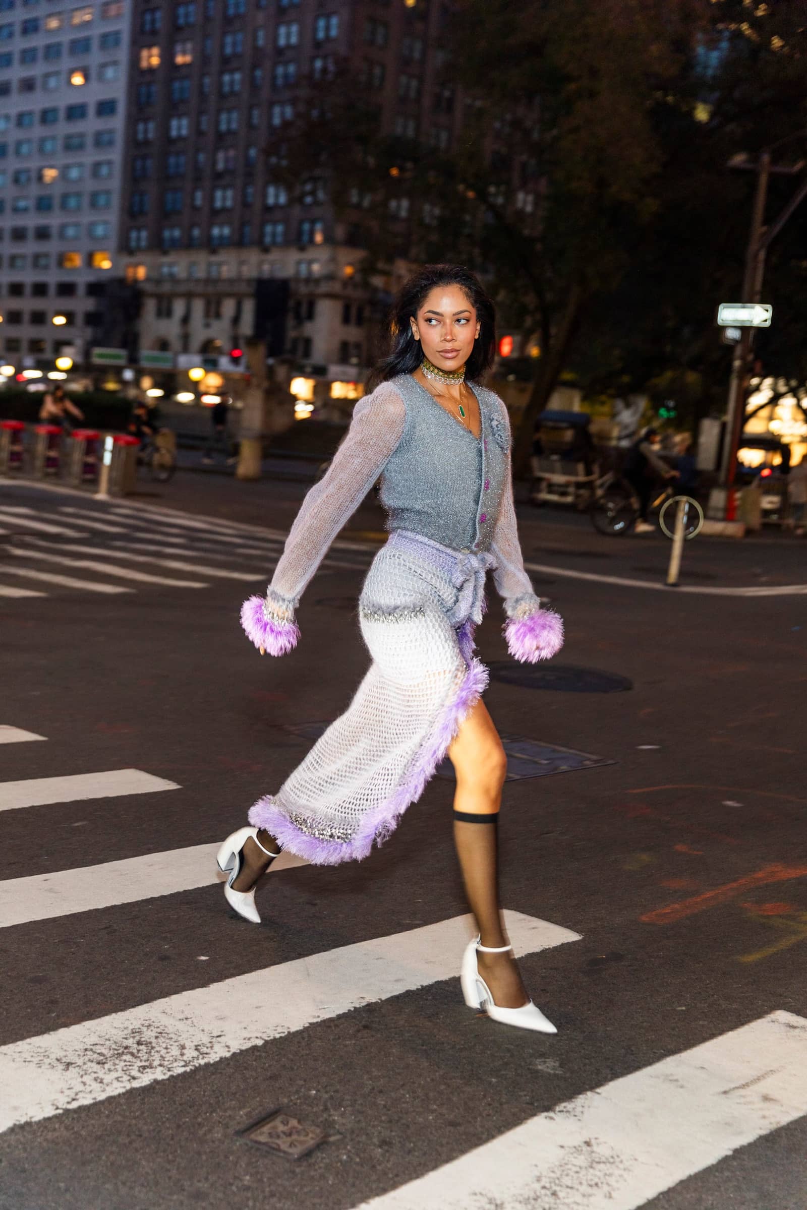 Grey Handmade Cashmere Knit Cardigan made by ANDREEVA